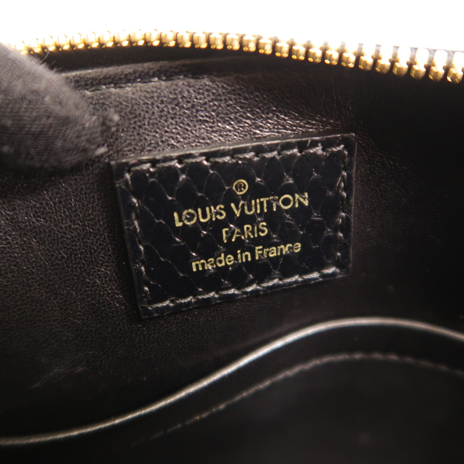LOUIS VUITTON 【激減優惠】蛇皮皮革Alma BB金扣手挽袋