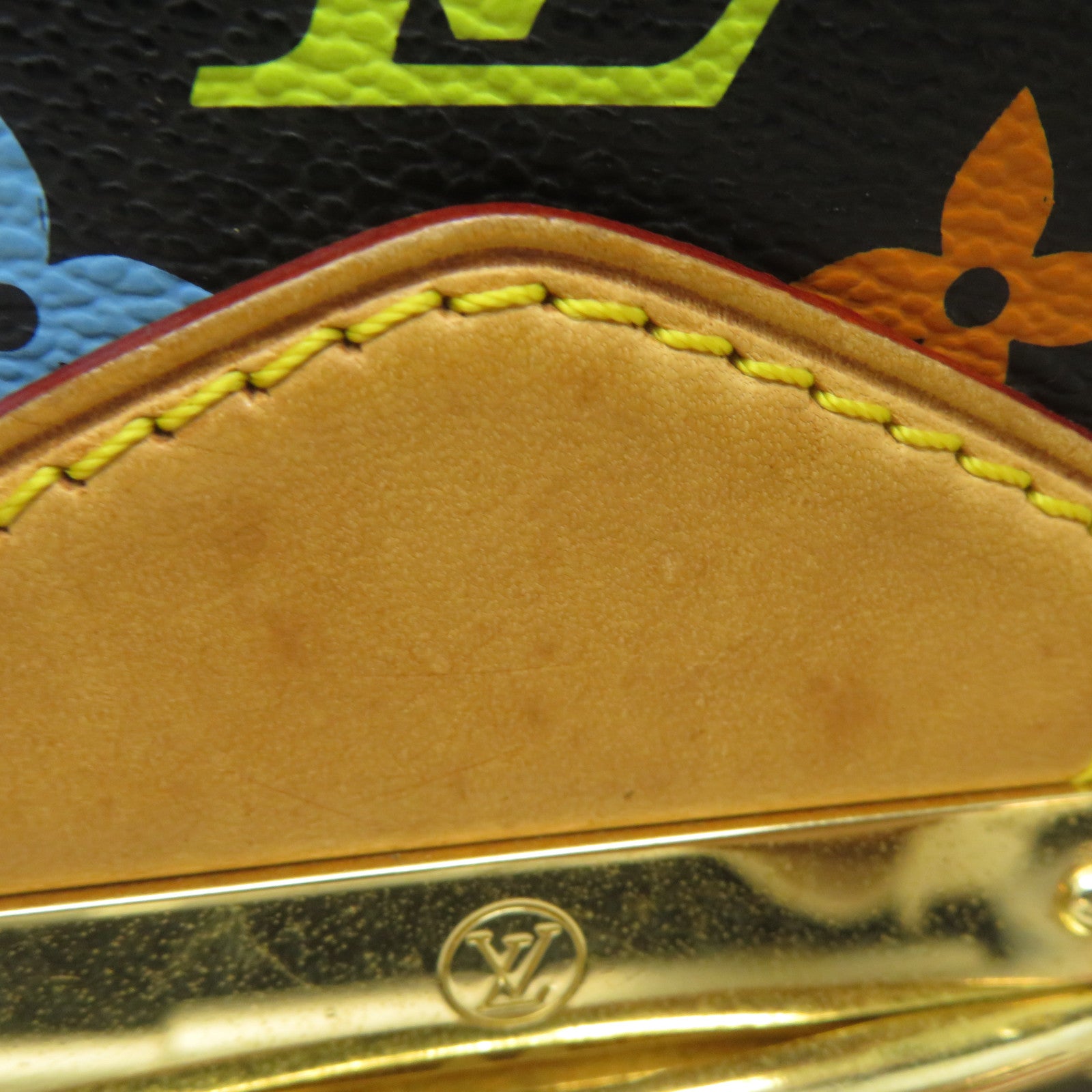 LOUIS VUITTON Monogram Multicolore Beverly金扣肩背袋黑色/彩色