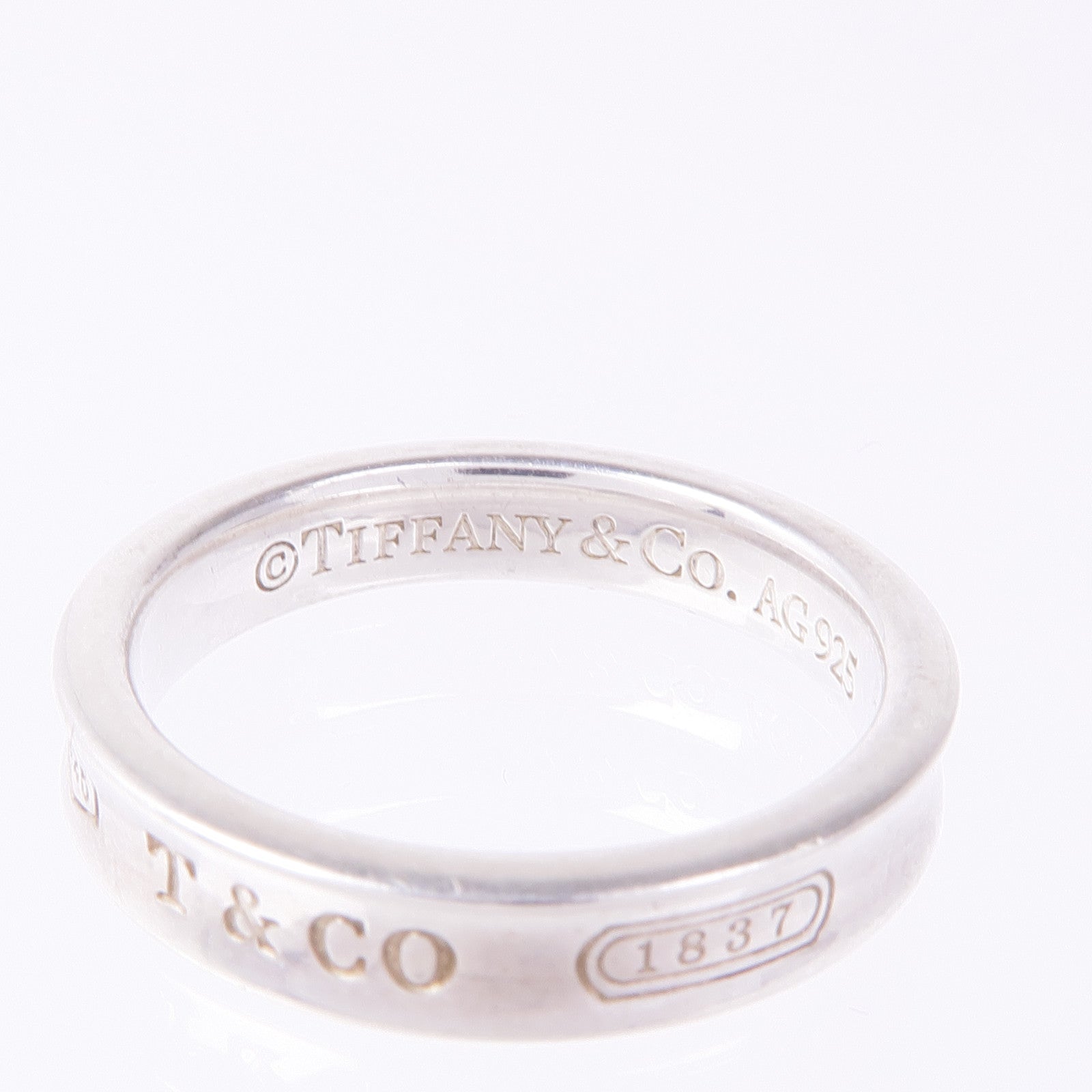 TIFFANY＆CO 925純銀1837 Ring戒指US#6.25