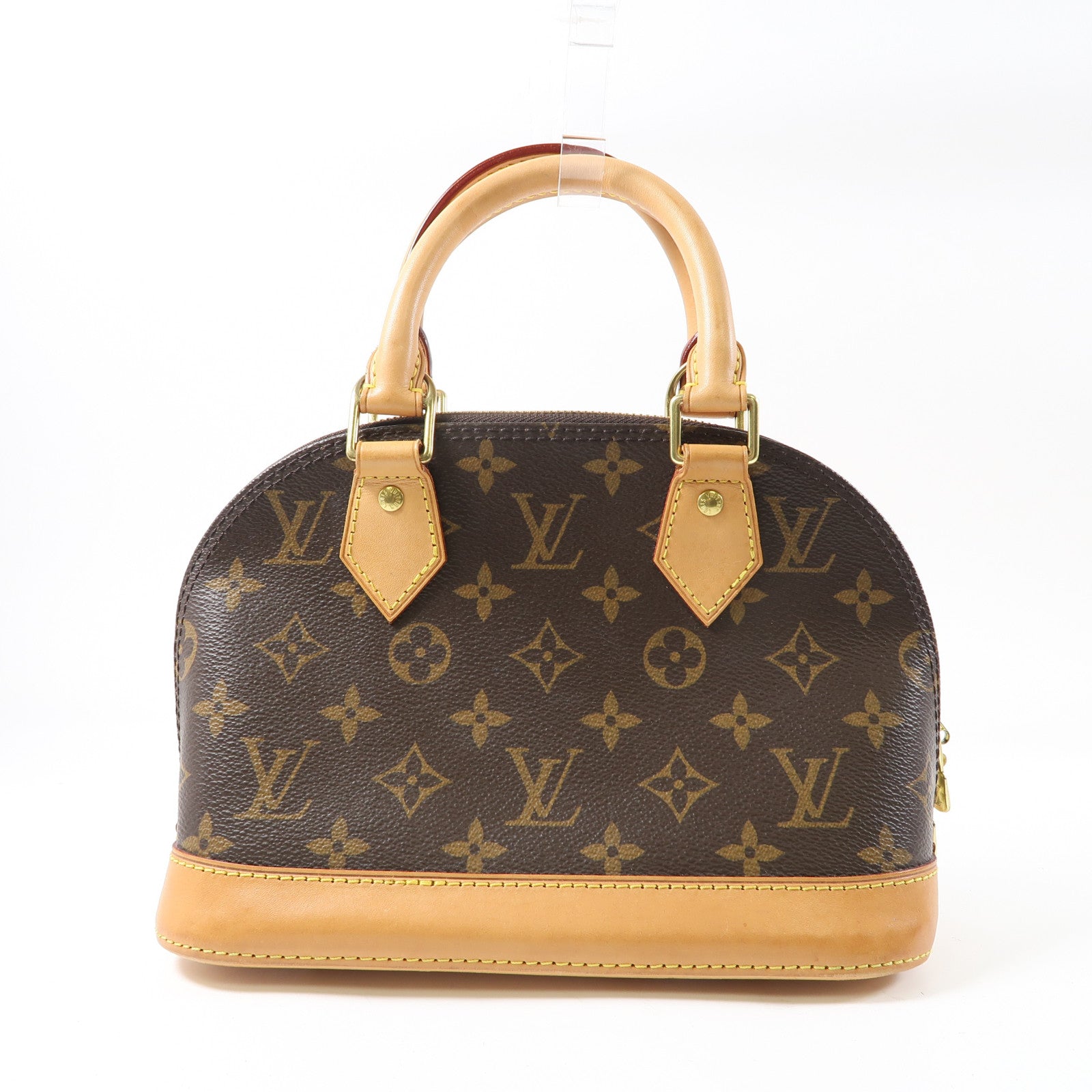 LOUIS VUITTON 【激減優惠】Monogram Alma BB金扣手挽肩背兩用袋啡色