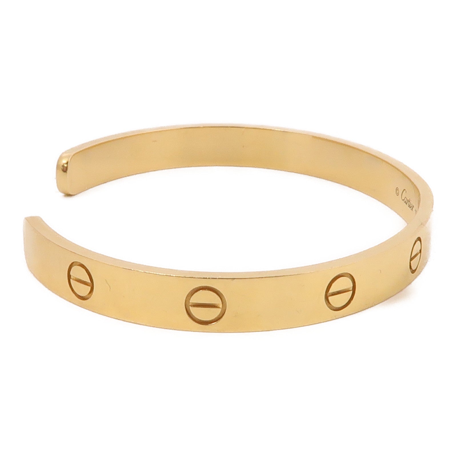CARTIER 18K黃金Love Bracelet手鐲#19