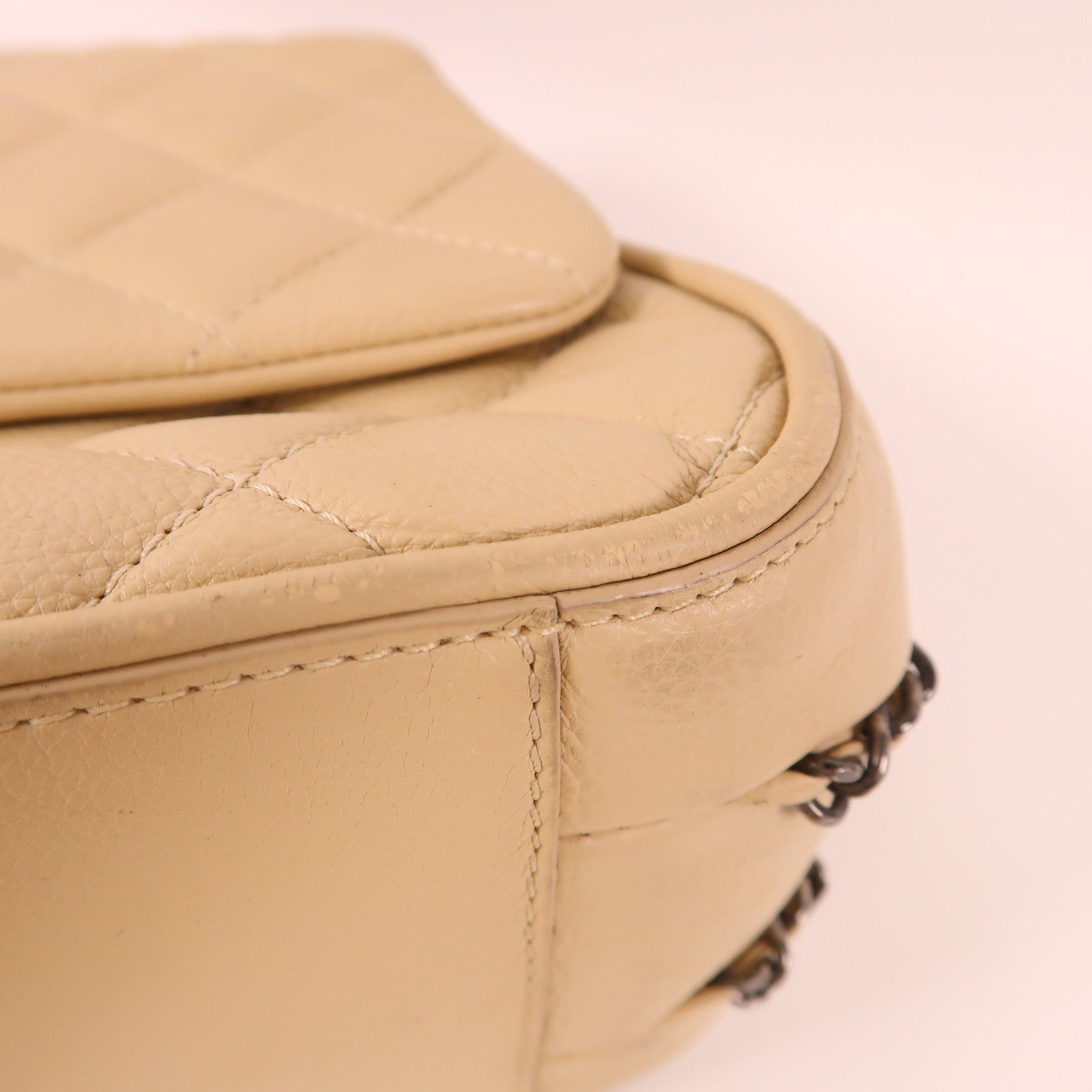 CHANEL 牛皮皮革Chain Shoulder Bag鏈帶肩背袋