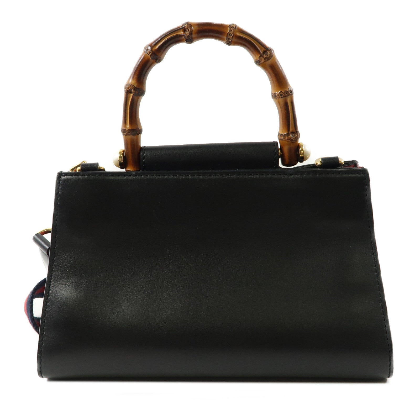 GUCCI 牛皮皮革2 Way Shoulder Bag金扣手挽肩背兩用袋黑色