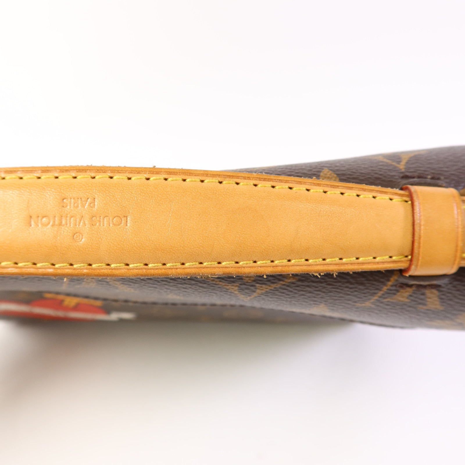 LOUIS VUITTON Monogram Patches Pochette Metis金扣手挽肩背兩用袋棕色