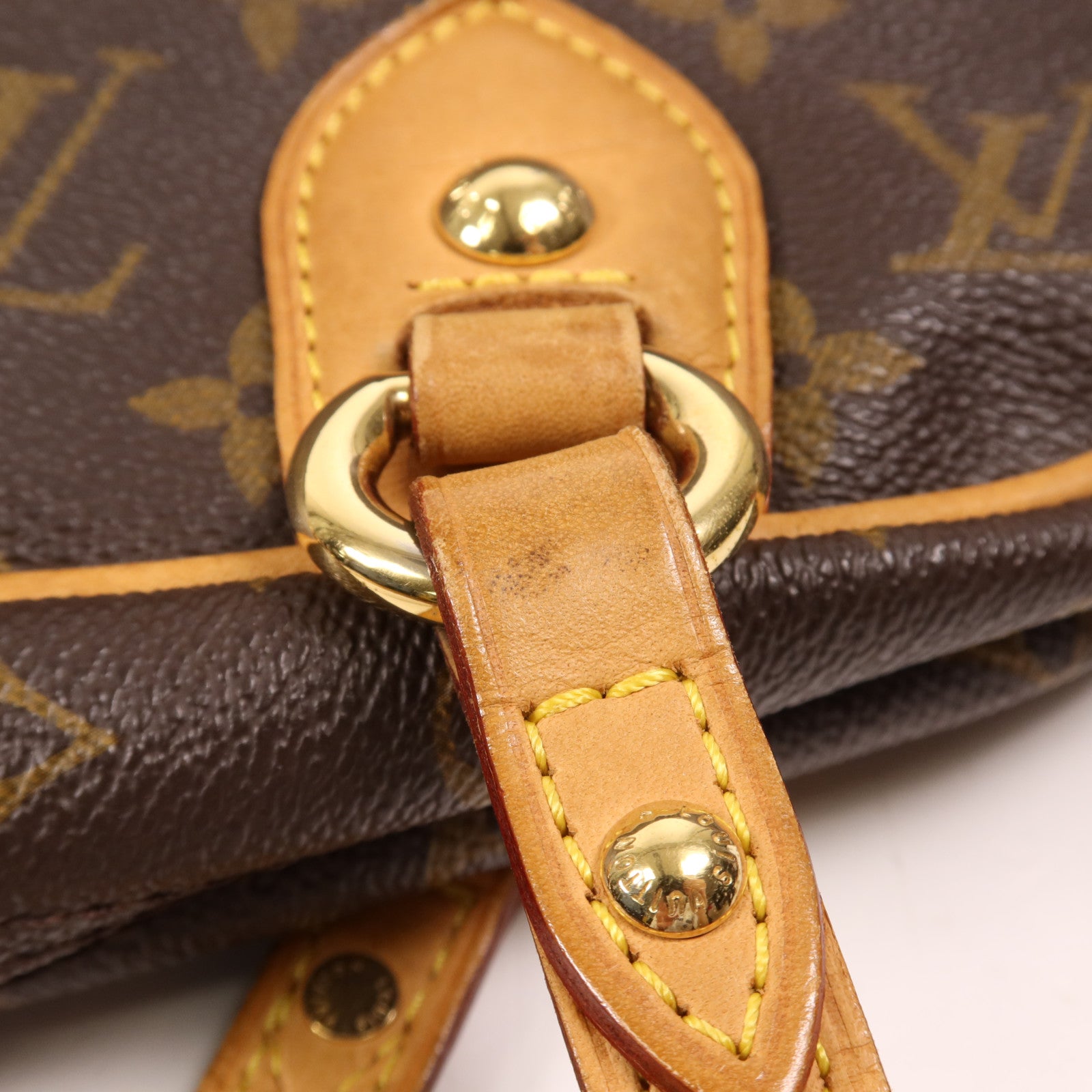 LOUIS VUITTON 【激減優惠】Monogram Montorgueil GM金扣肩背袋