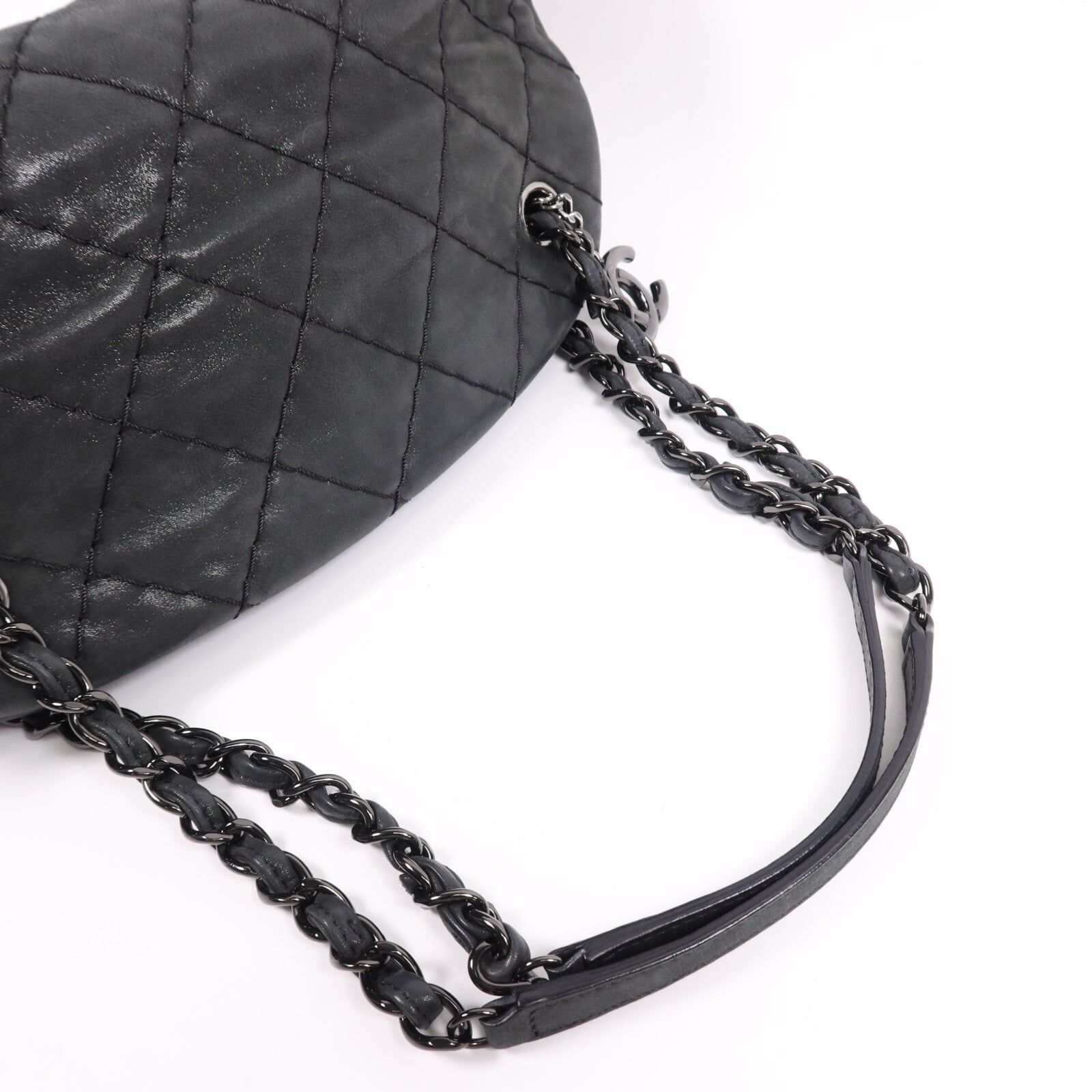 CHANEL 牛皮皮革Shoulder Bag鏈帶肩背袋