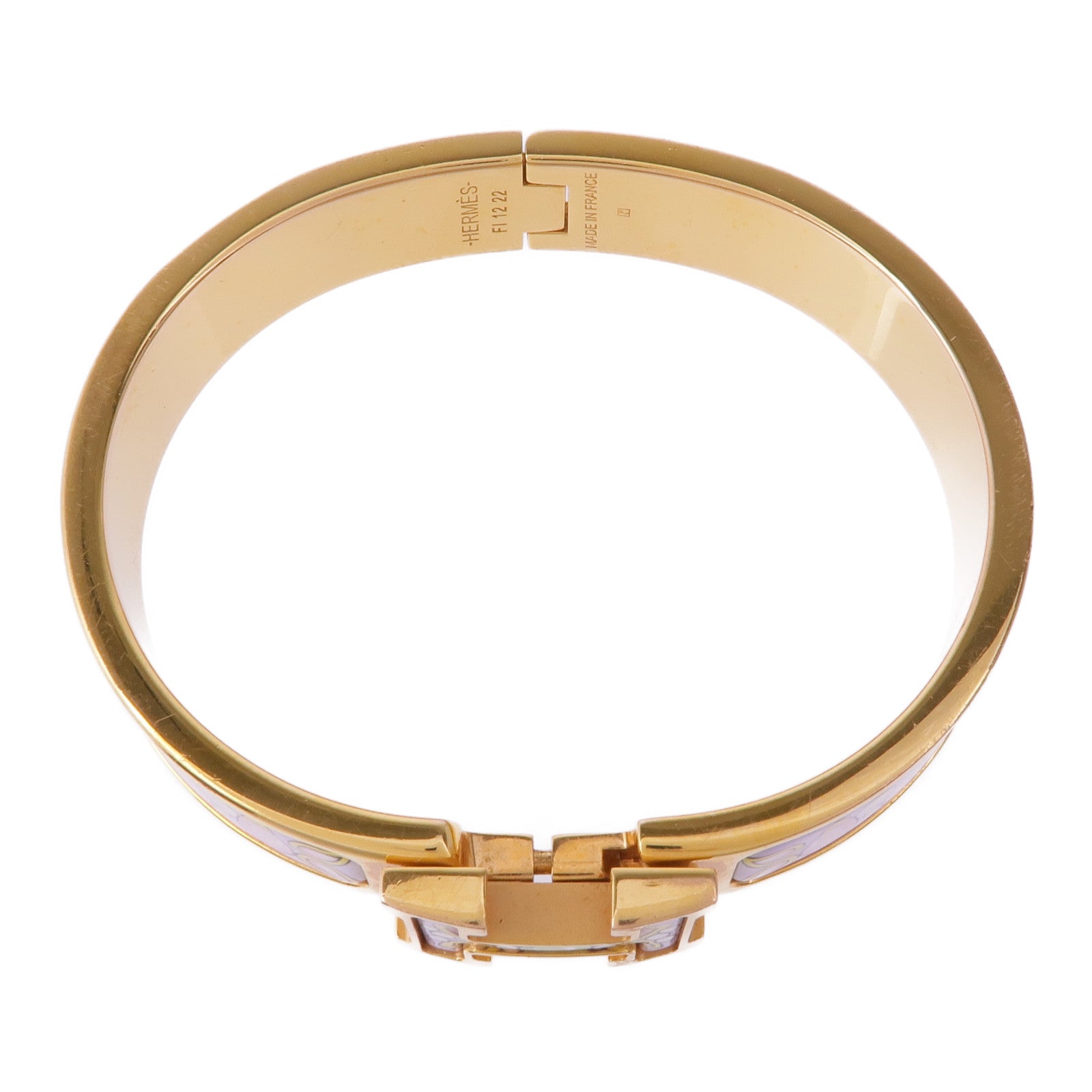 HERMES 琺瑯/金屬Clic H手鐲