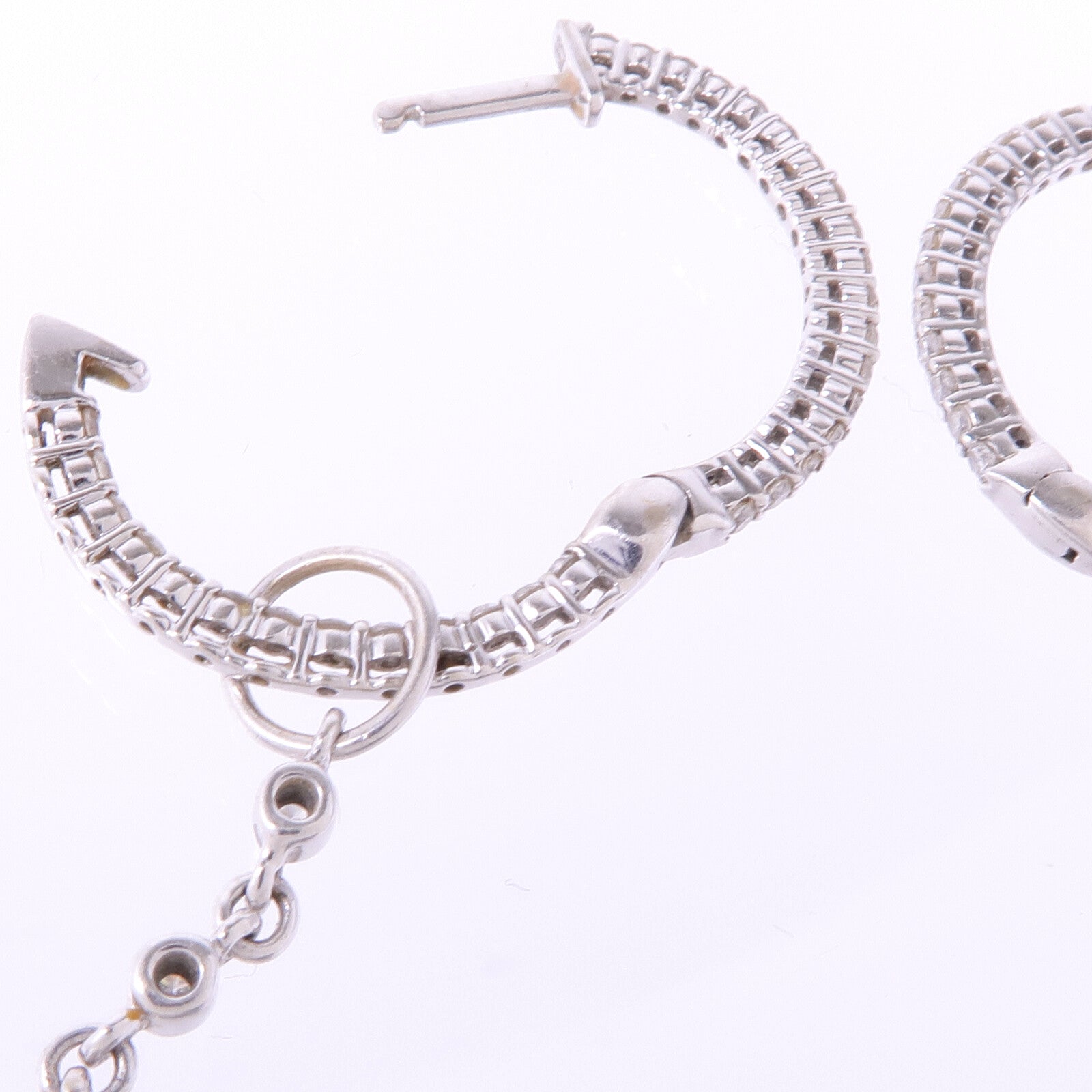 JEWELRY 18K白金Diamond Earrings鑽石耳環