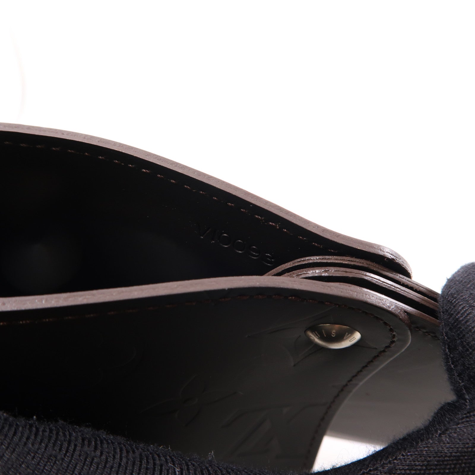 LOUIS VUITTON Monogram Glace Hoist Long Wallet銀扣長錢包棕色