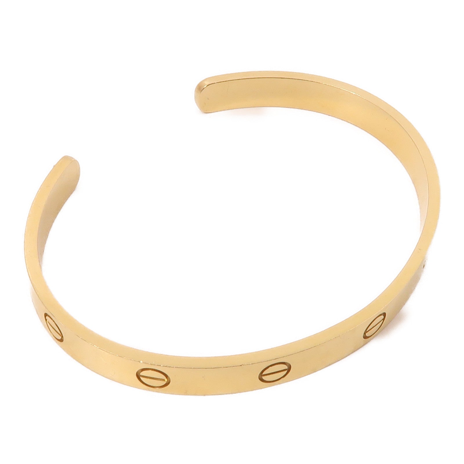 CARTIER 18K黃金Love Bracelet手鐲#19