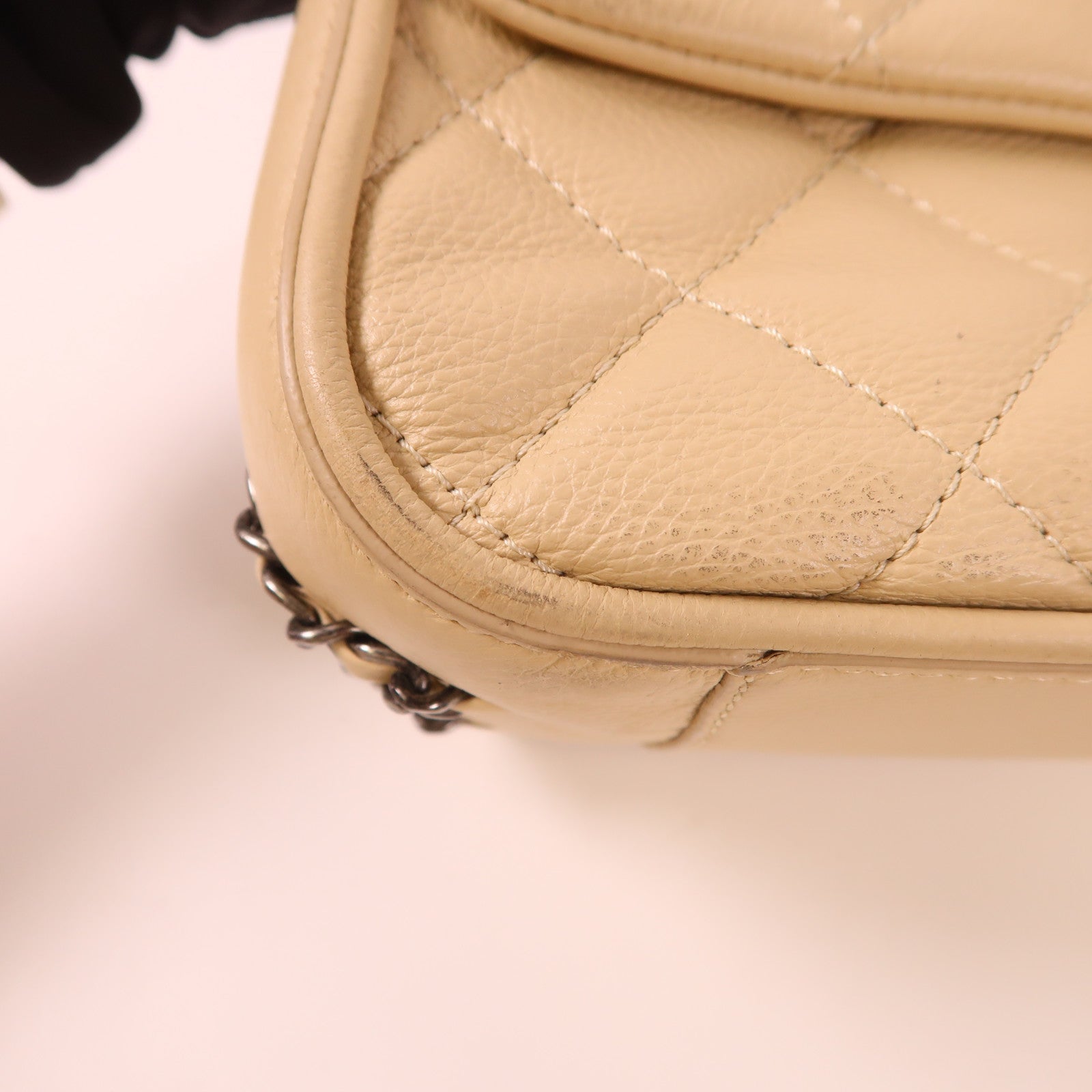 CHANEL 牛皮皮革Chain Shoulder Bag鏈帶肩背袋