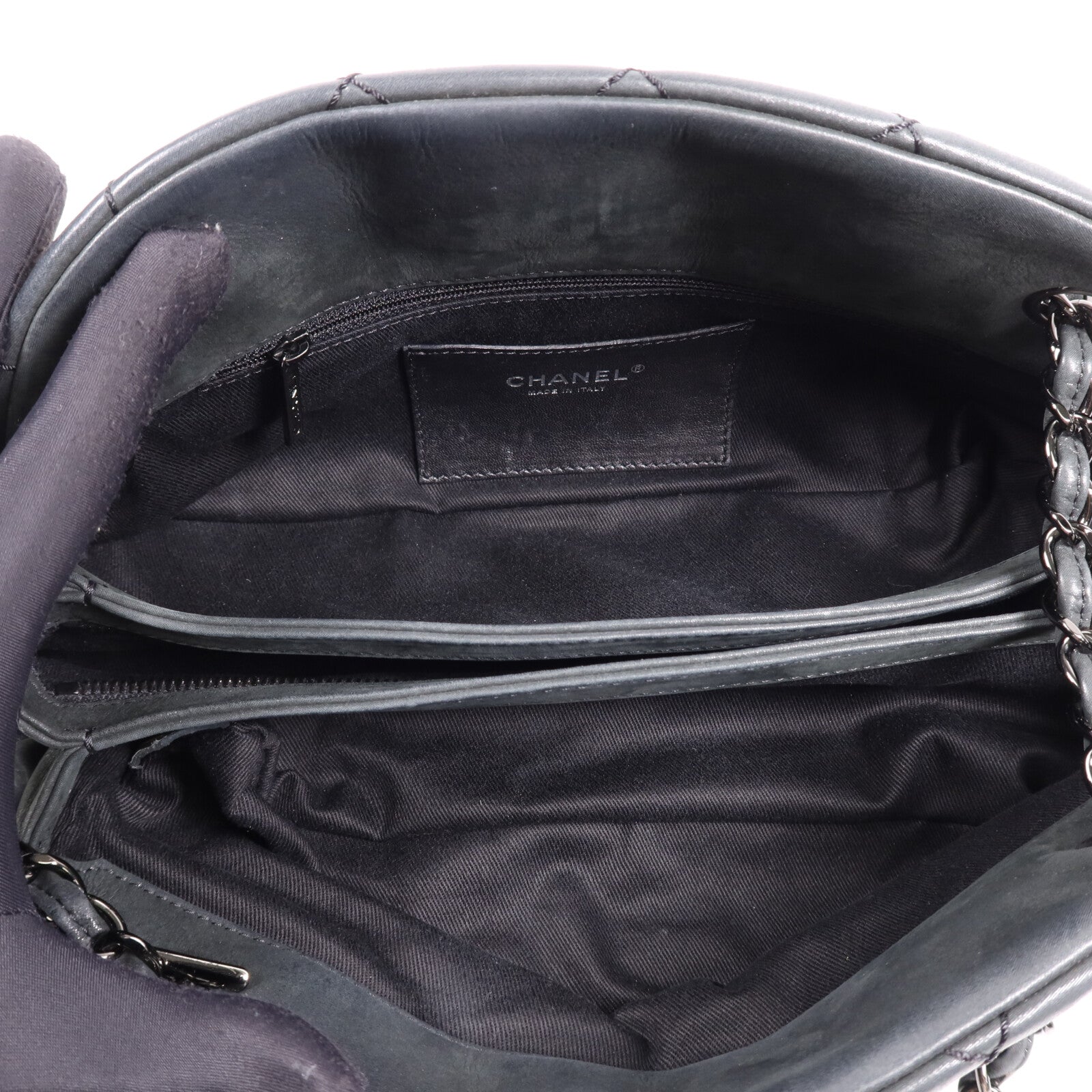 CHANEL 牛皮皮革Shoulder Bag鏈帶肩背袋