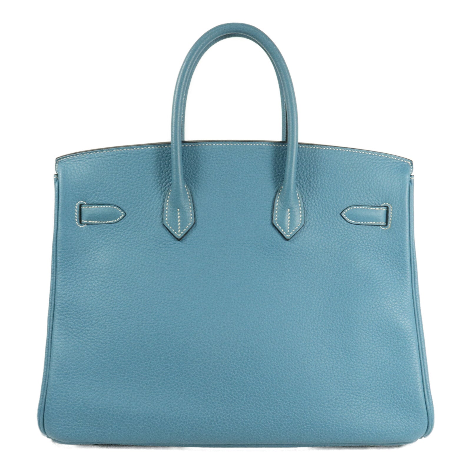 HERMES Togo皮革Birkin 35手挽袋Bleu Jean