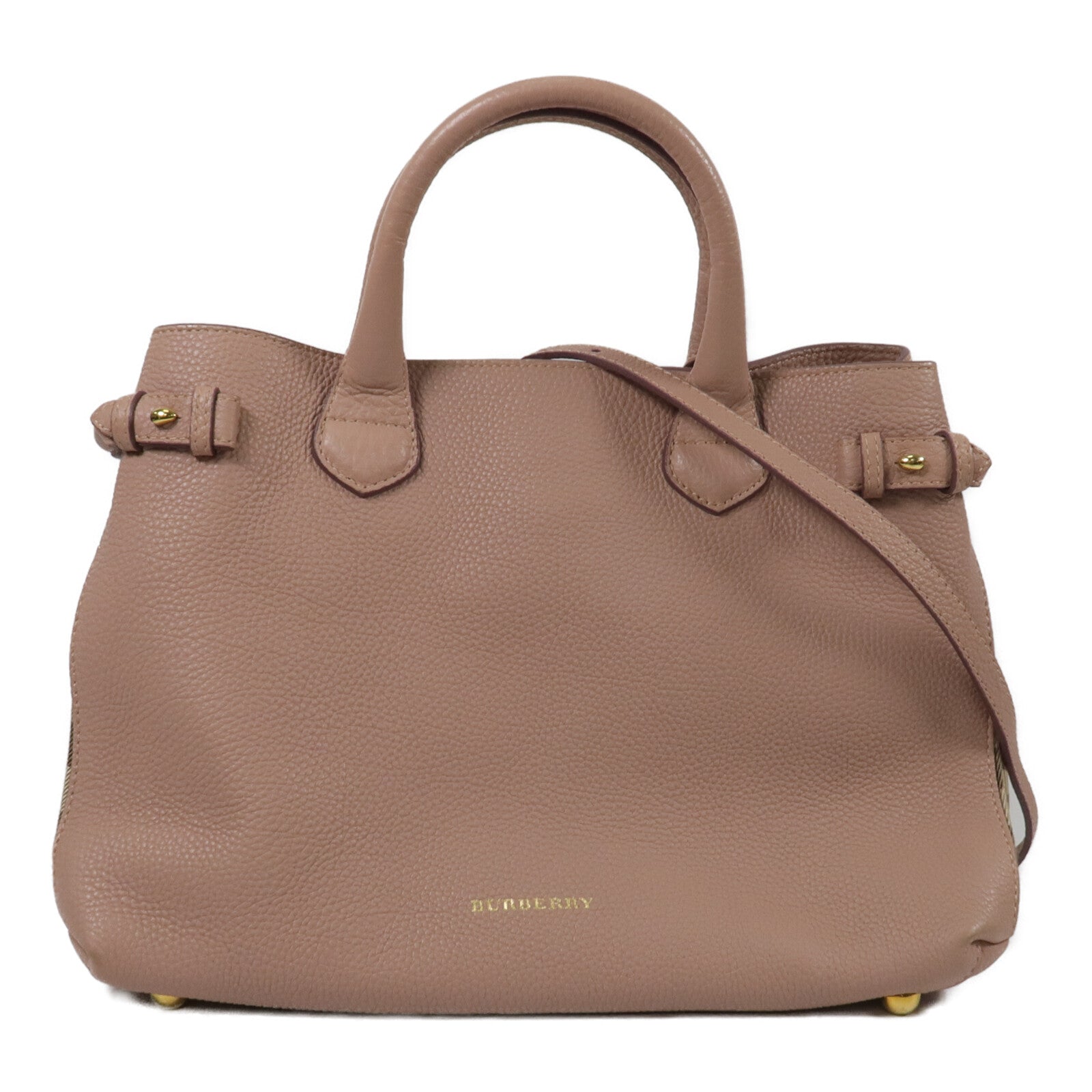 BURBERRY 牛皮皮革2Way Shoulder手挽肩背兩用袋