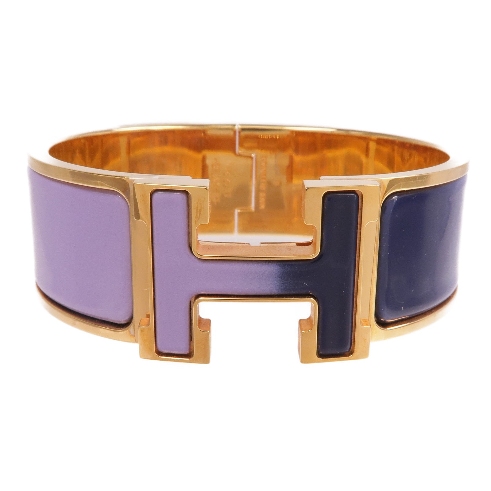 HERMES 金屬/琺瑯Clic-Clac H Bracelet手鐲