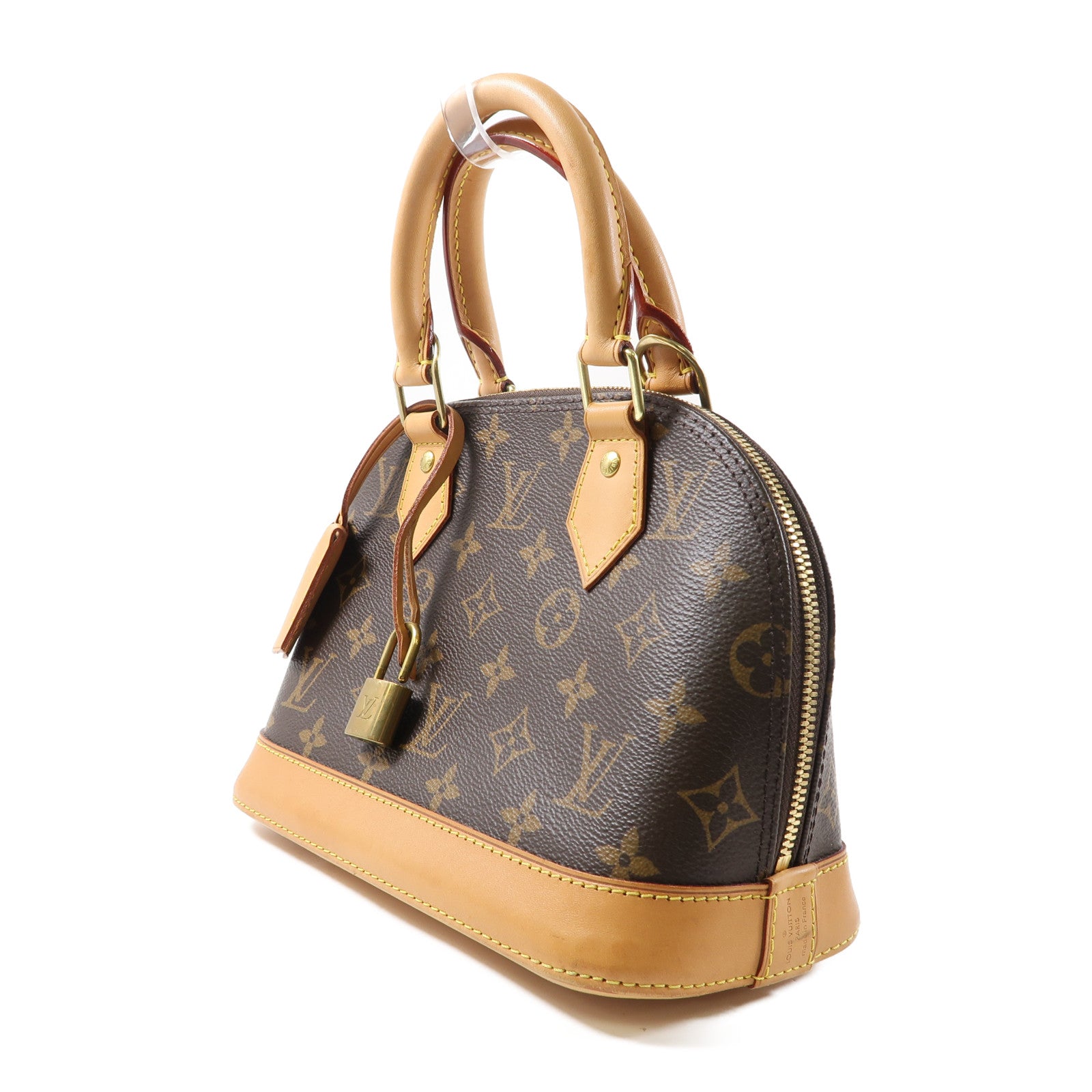 LOUIS VUITTON 【激減優惠】Monogram Alma BB金扣手挽肩背兩用袋啡色