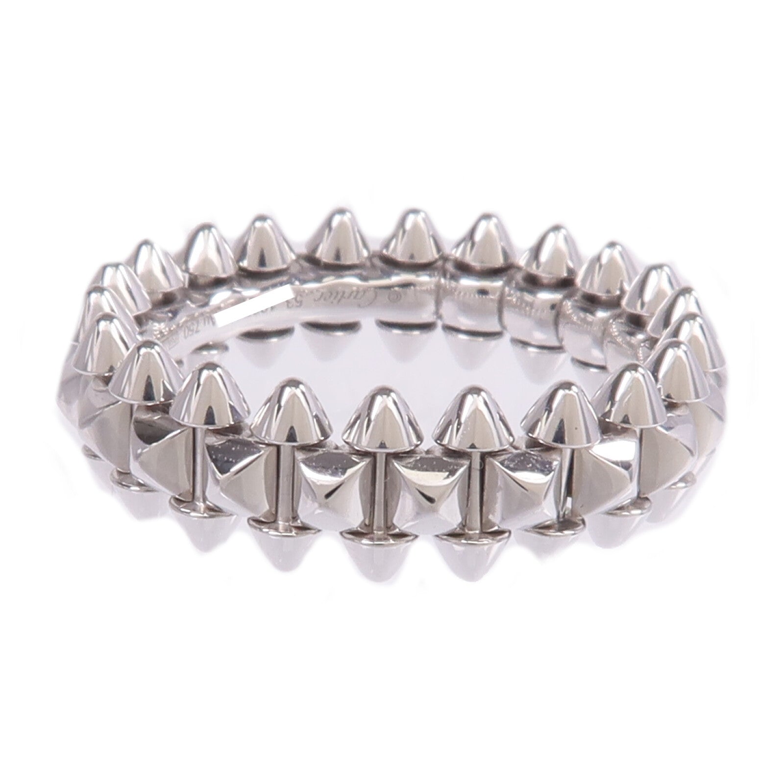 CARTIER 18K白金Clash de Cartier戒指Cartier#53/US#6.5