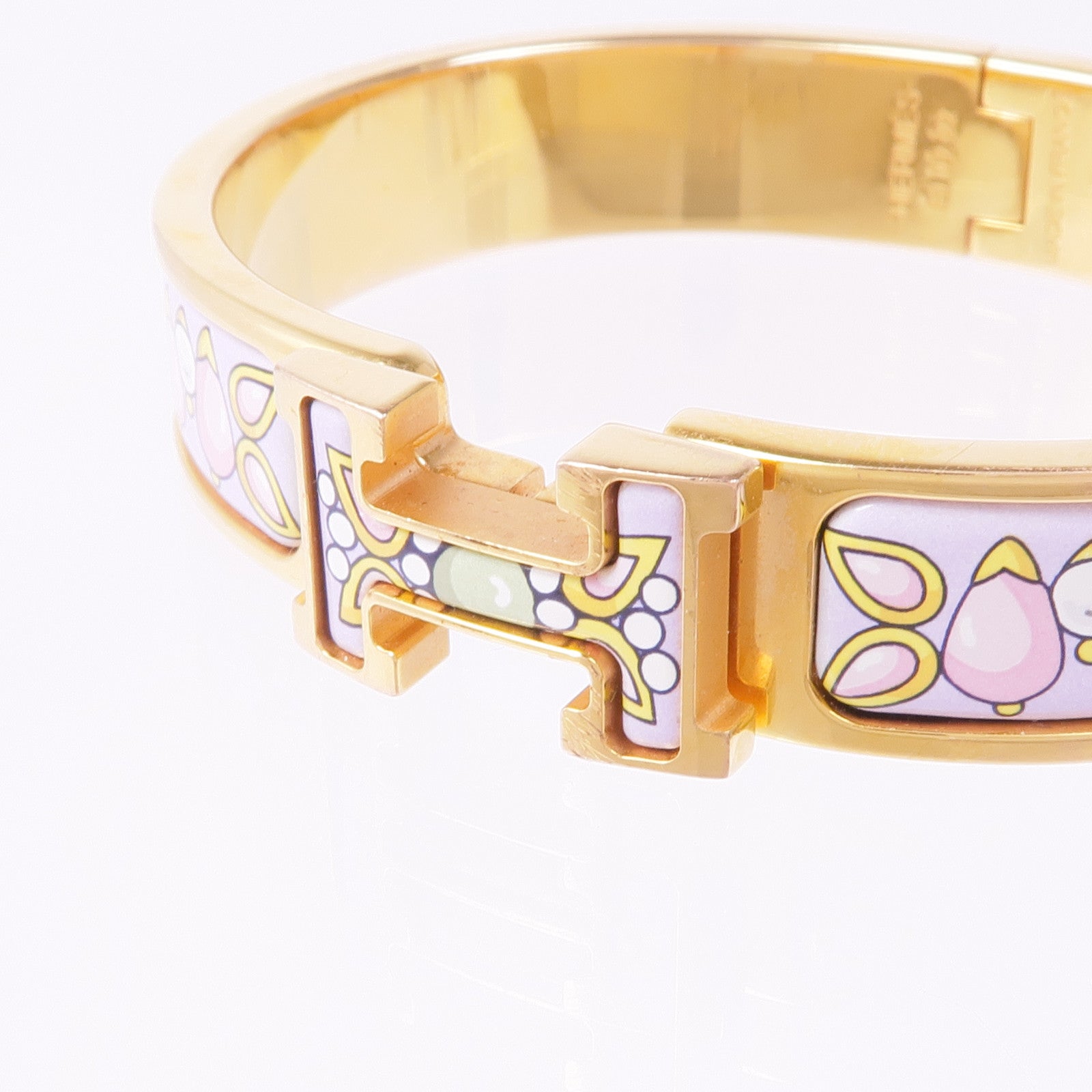 HERMES 琺瑯/金屬Clic H手鐲