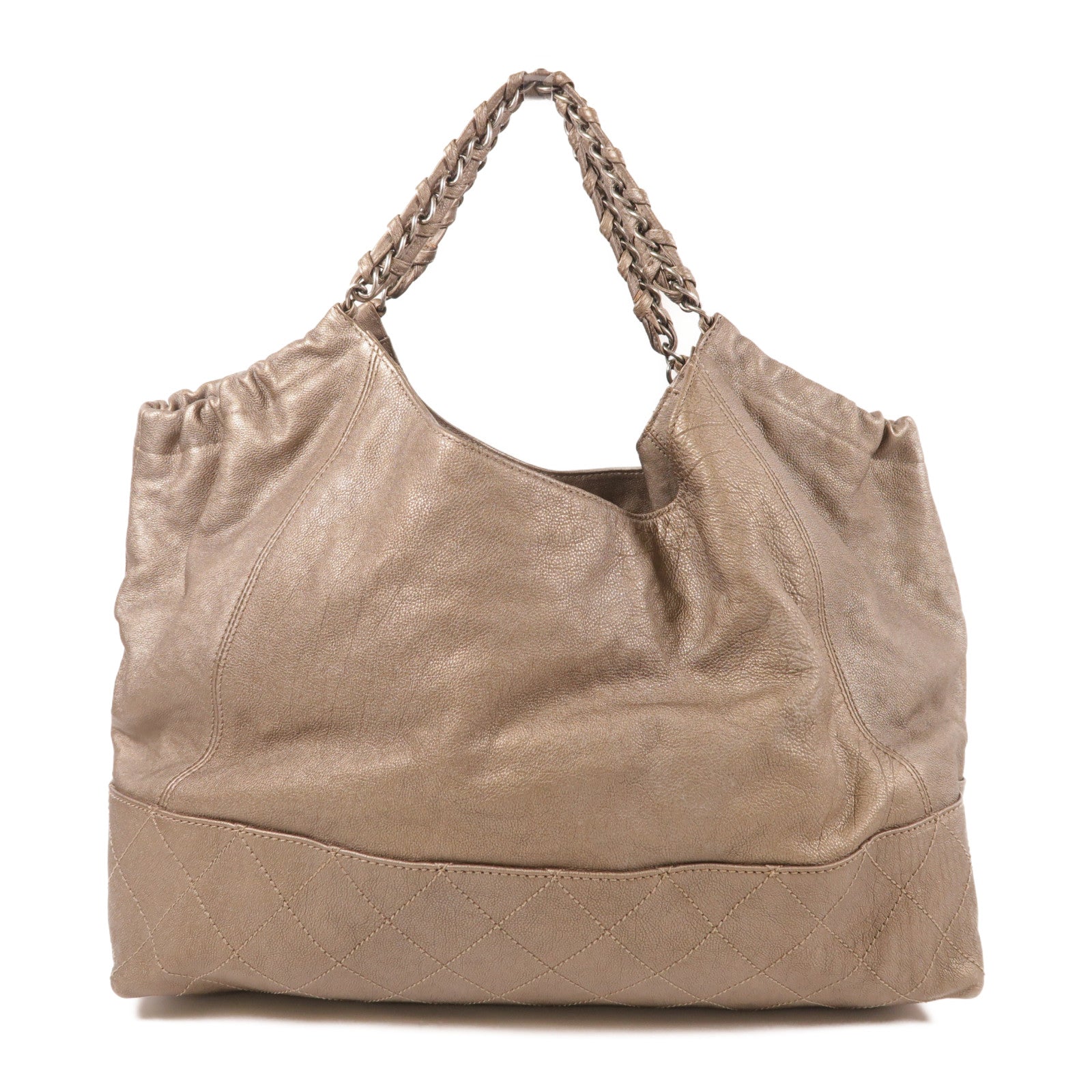 CHANEL 牛皮皮革Shoulder Bag鏈帶肩背袋