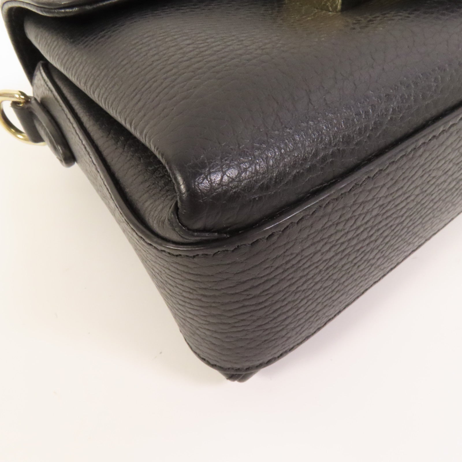 GUCCI 牛皮皮革Interlocking G Chain Mini Bag金扣肩背袋