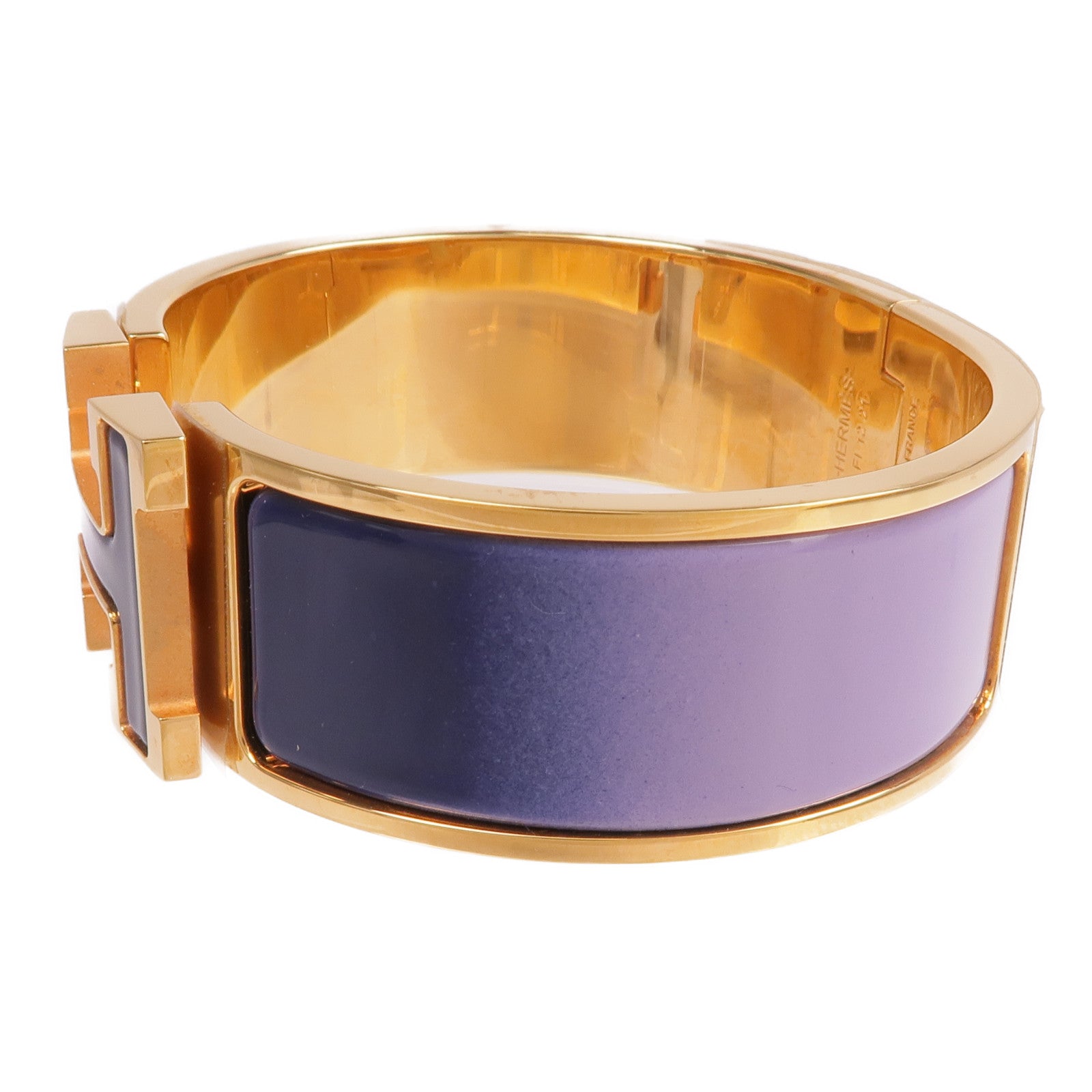 HERMES 金屬/琺瑯Clic-Clac H Bracelet手鐲