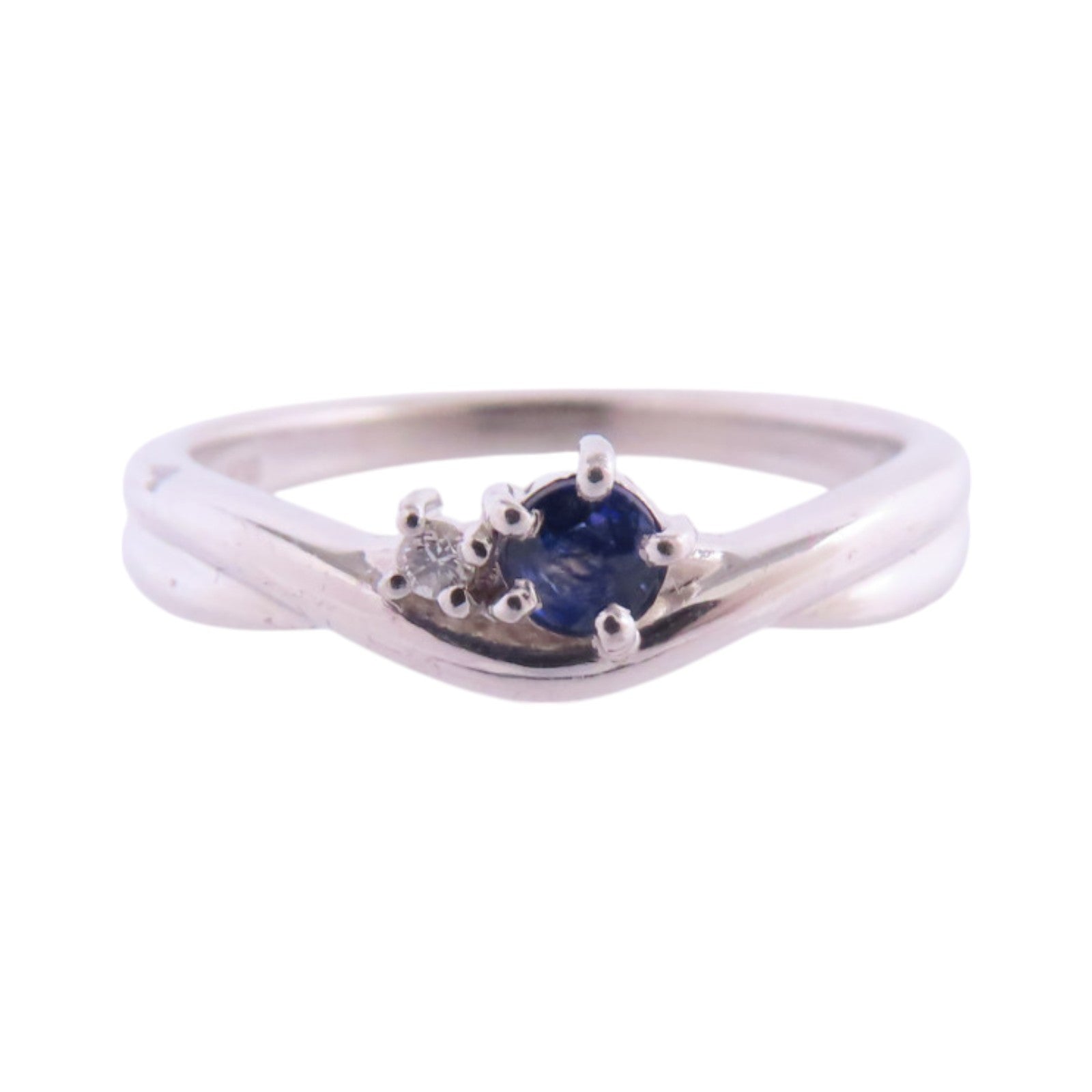 JEWELRY 【激減優惠】PT900鉑金/鑽石Diamond Ring戒指US#5.25