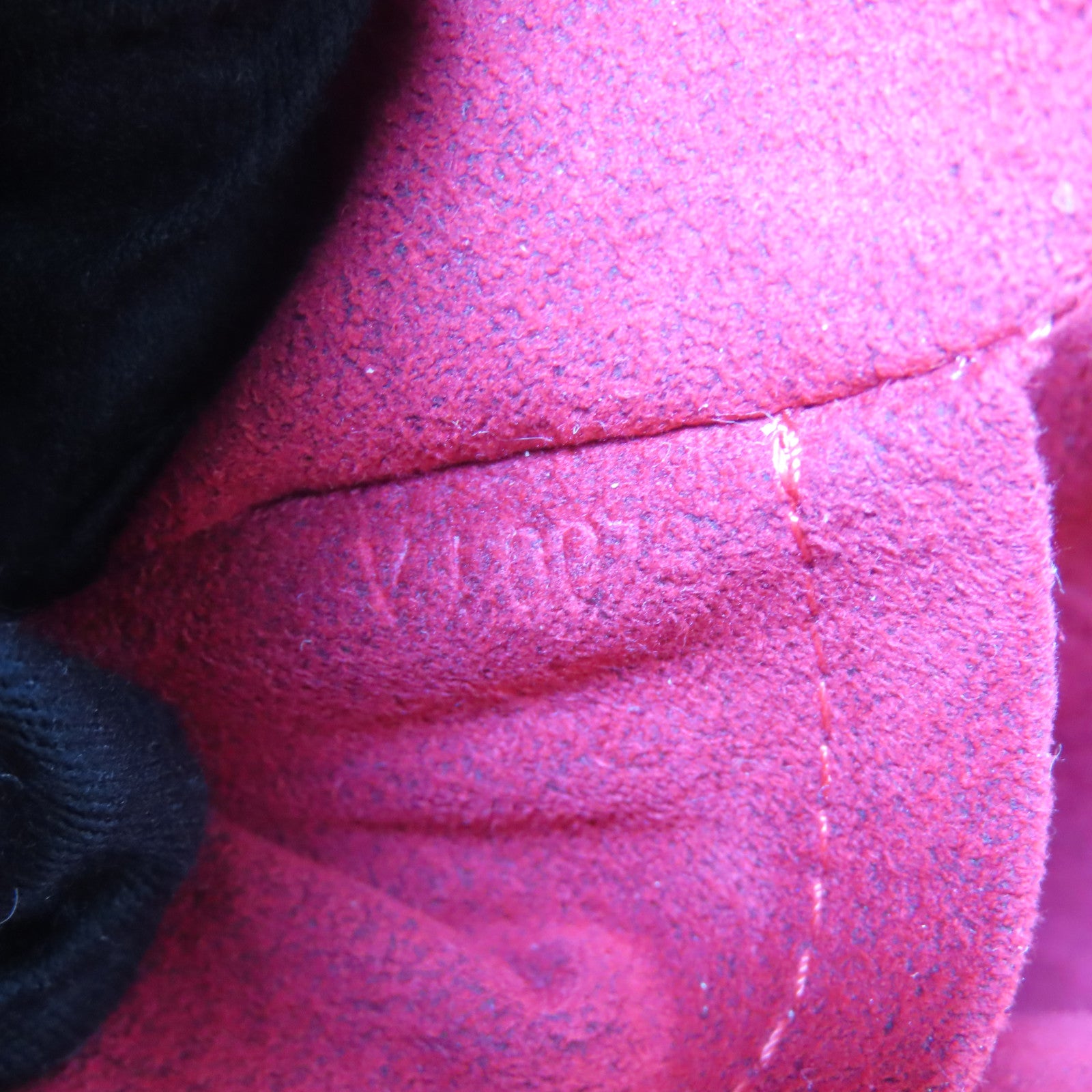 LOUIS VUITTON Monogram Excentri-cite金扣手挽袋啡色/紅色