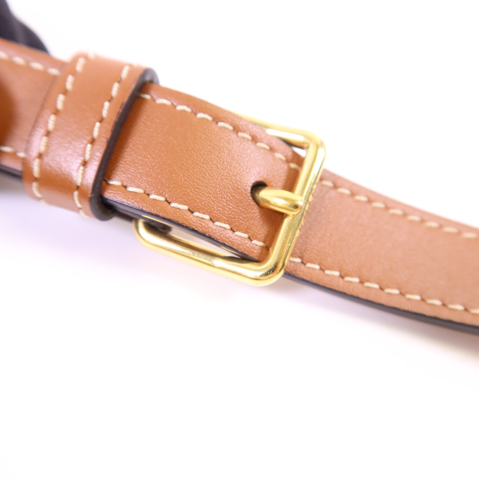 CELINE 塗層帆布Folco金扣肩背袋