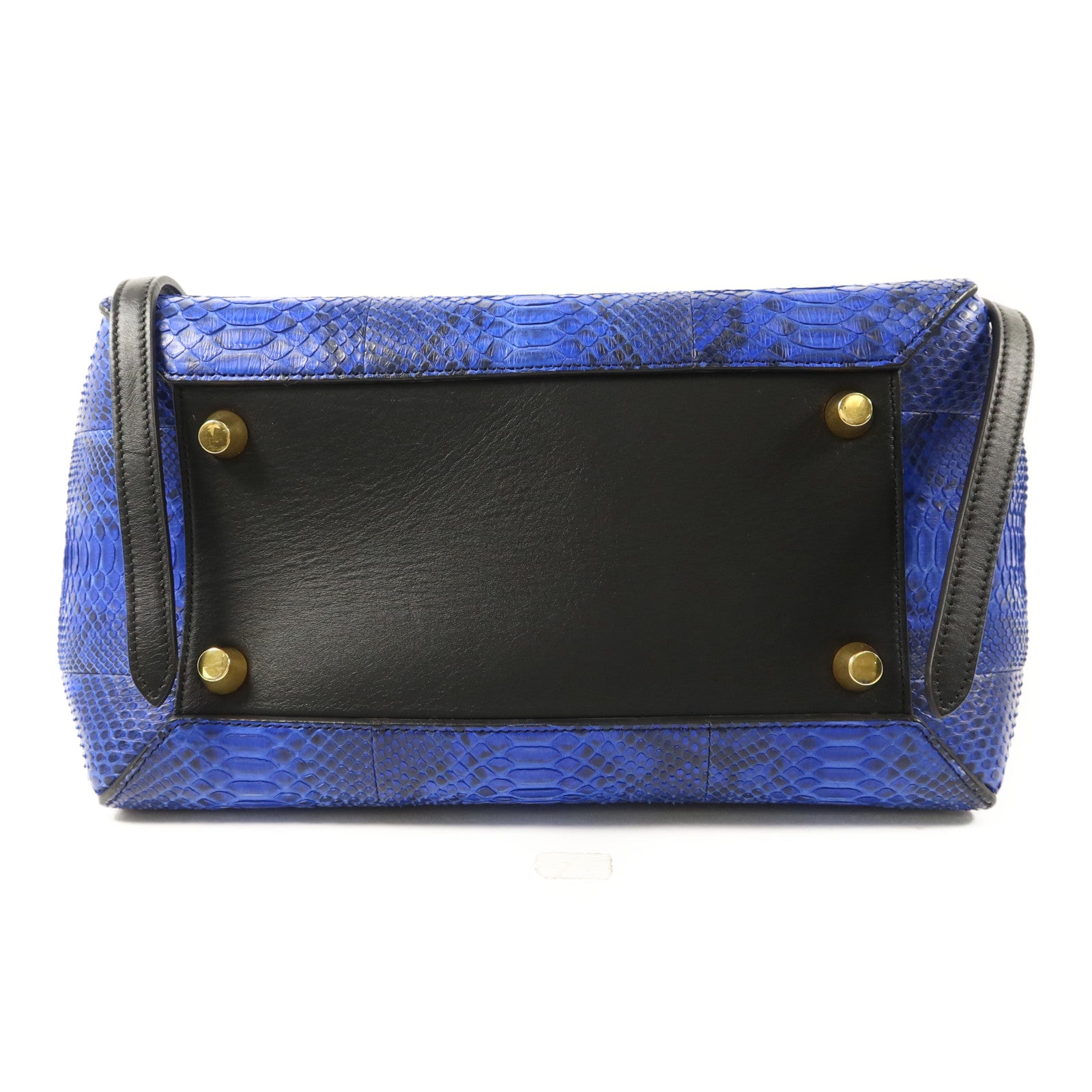 CELINE 蛇皮皮革Mini Belt Bag金扣手挽肩背兩用袋