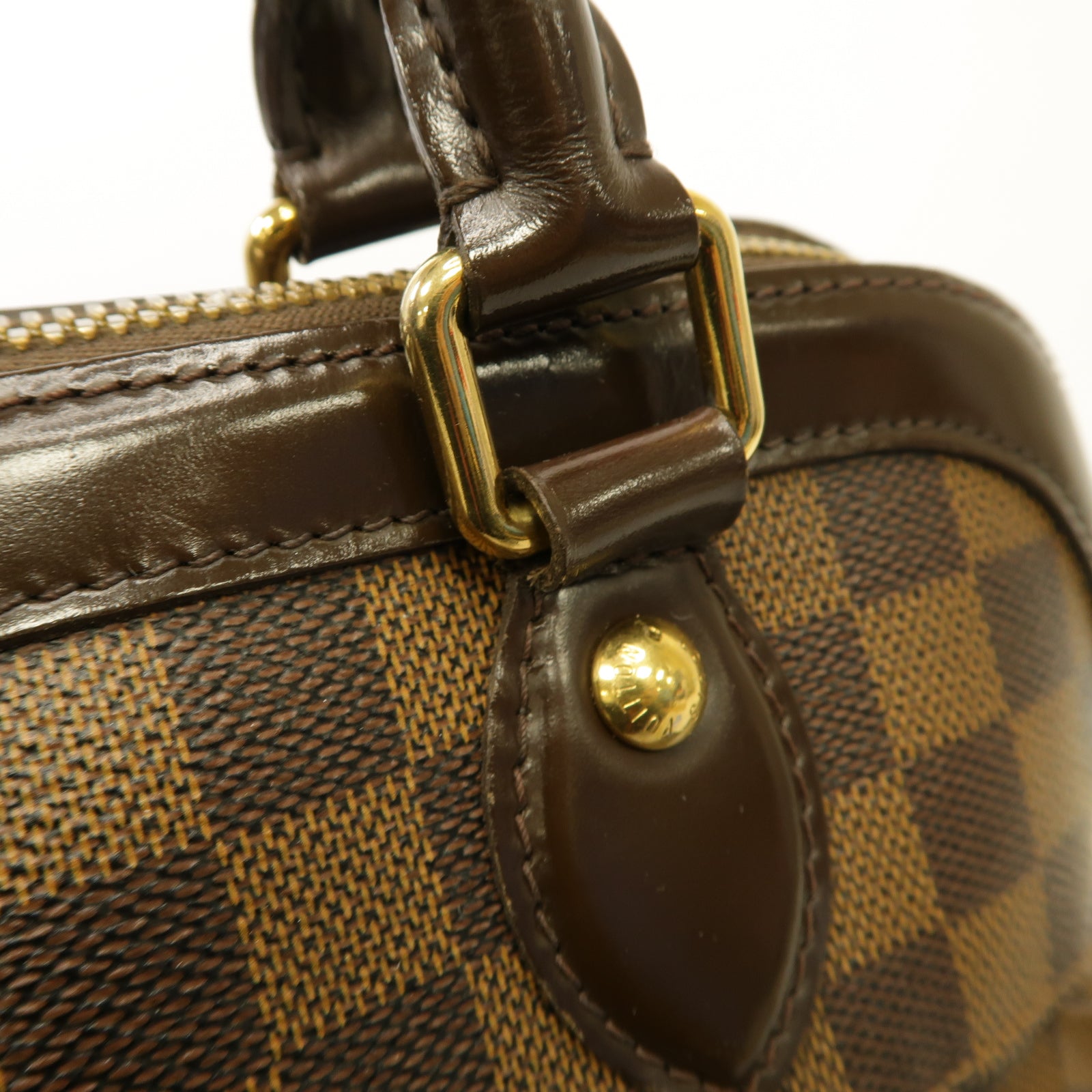 LOUIS VUITTON 【激減優惠】Damier Trevi GM金扣手挽肩背兩用袋啡色
