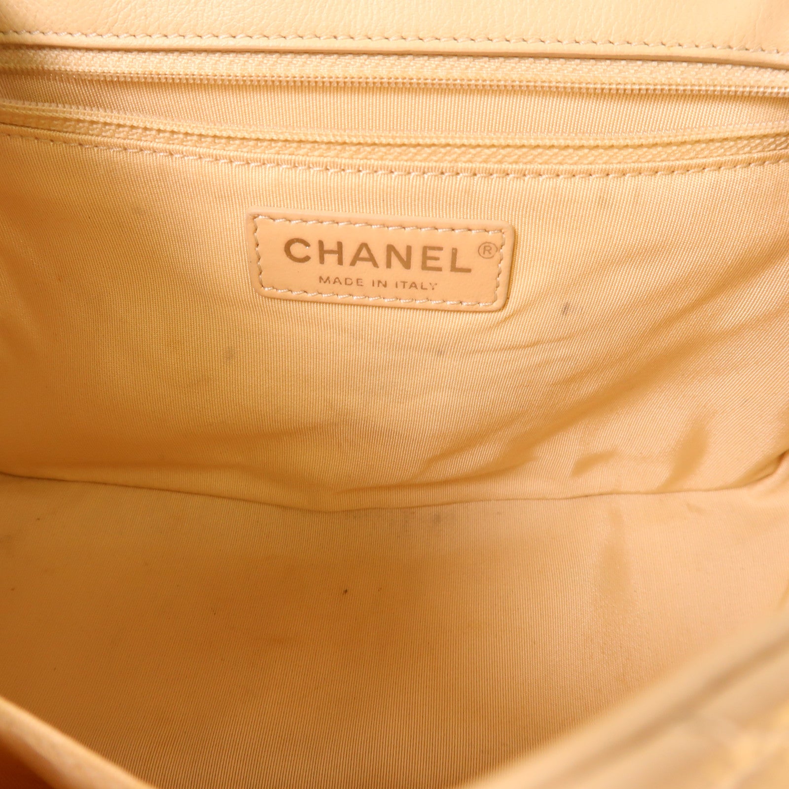 CHANEL 牛皮皮革Chain Shoulder Bag鏈帶肩背袋