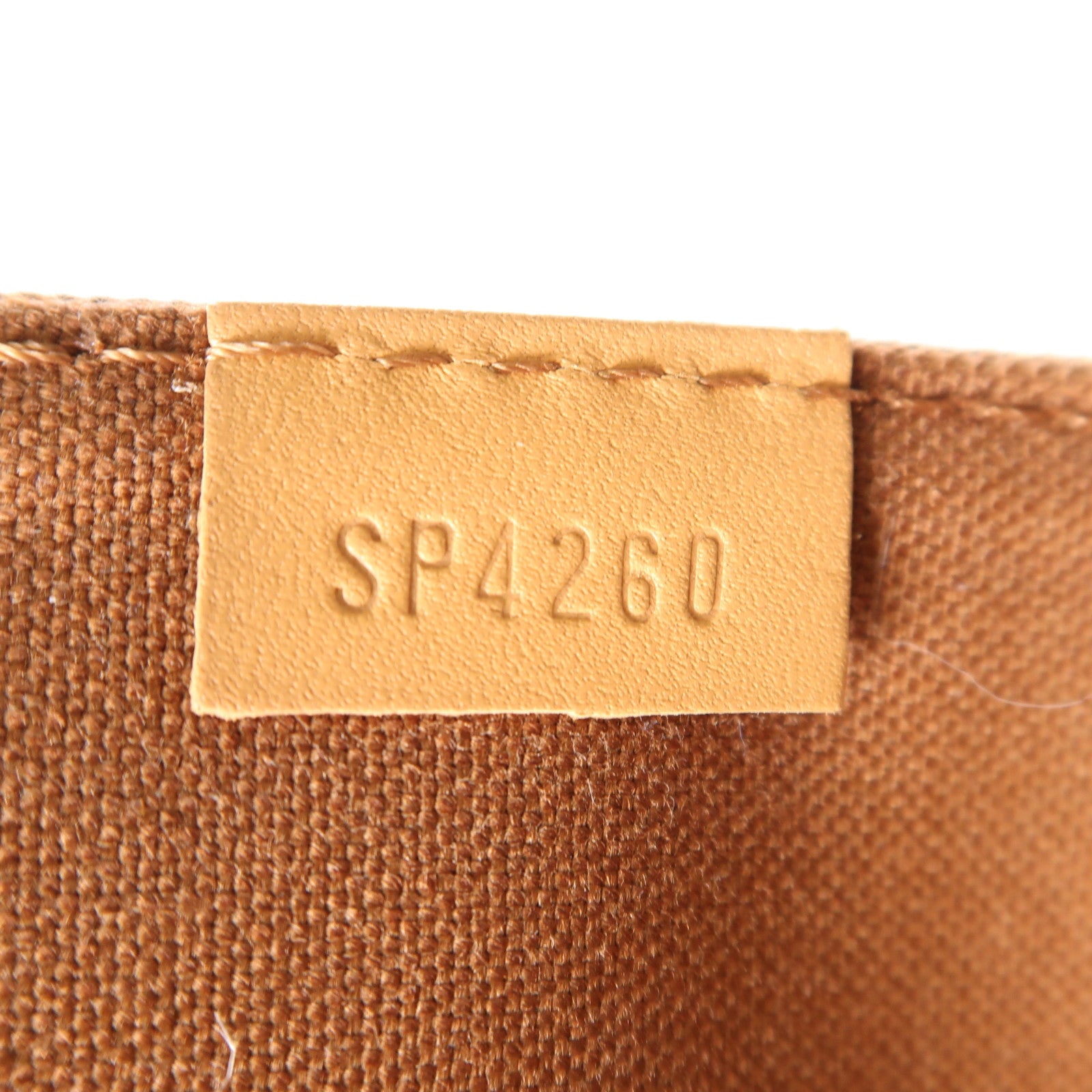 LOUIS VUITTON 【激減優惠】Monogram Petit Sac Plat金扣手挽肩背兩用袋棕色