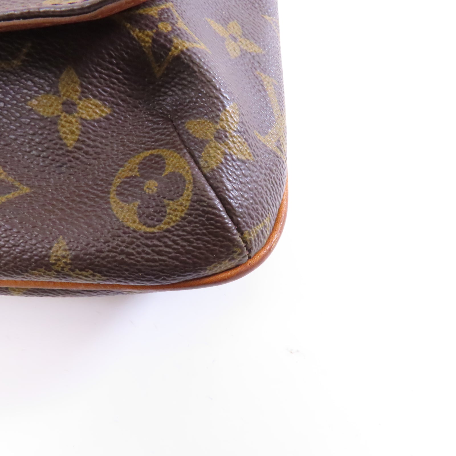 LOUIS VUITTON Monogram Musette Salsa金扣肩背袋棕色