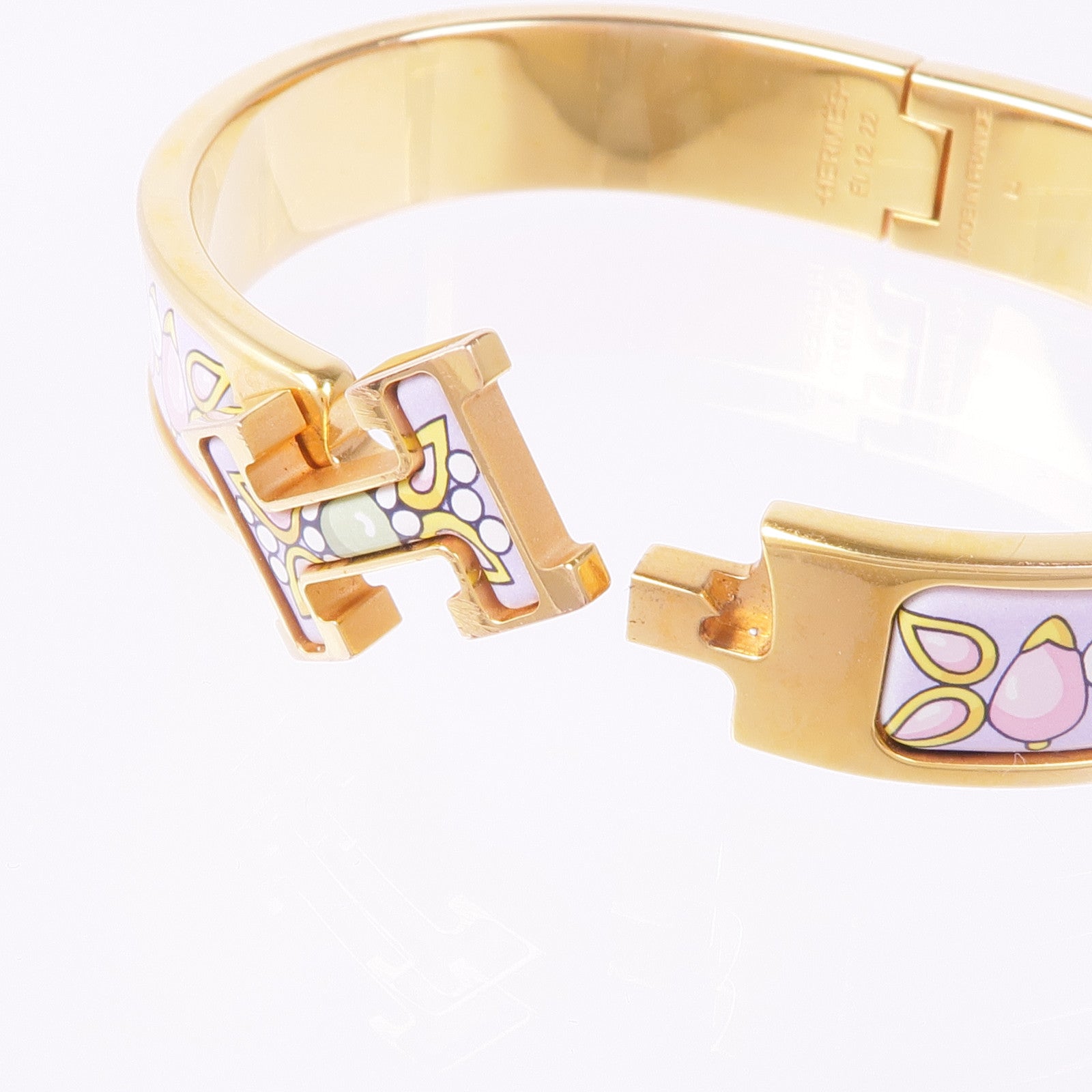 HERMES 琺瑯/金屬Clic H手鐲