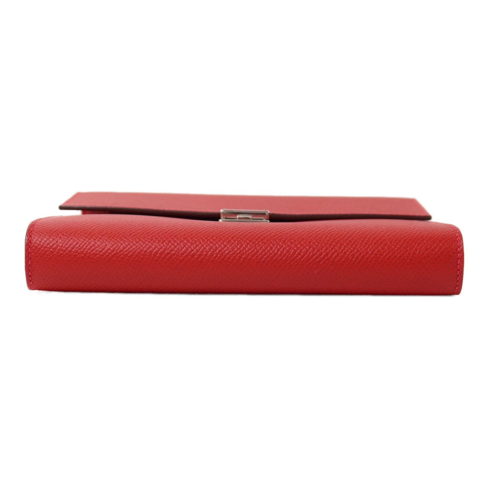 HERMES Epsom皮革Clic 16肩背袋Rouge Casaque