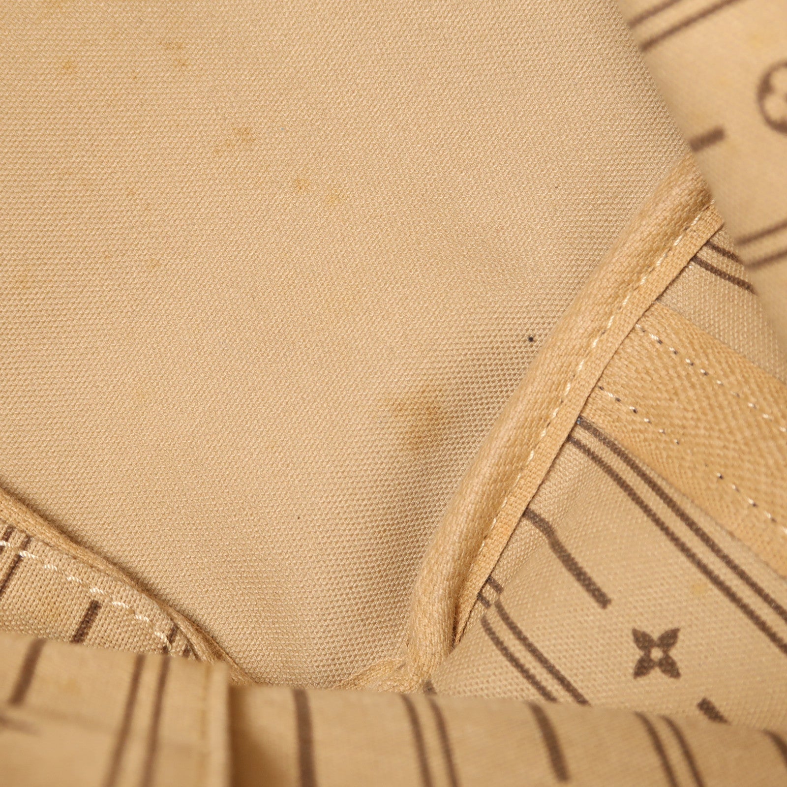 LOUIS VUITTON Monogram Neverfull MM金扣肩背袋棕色