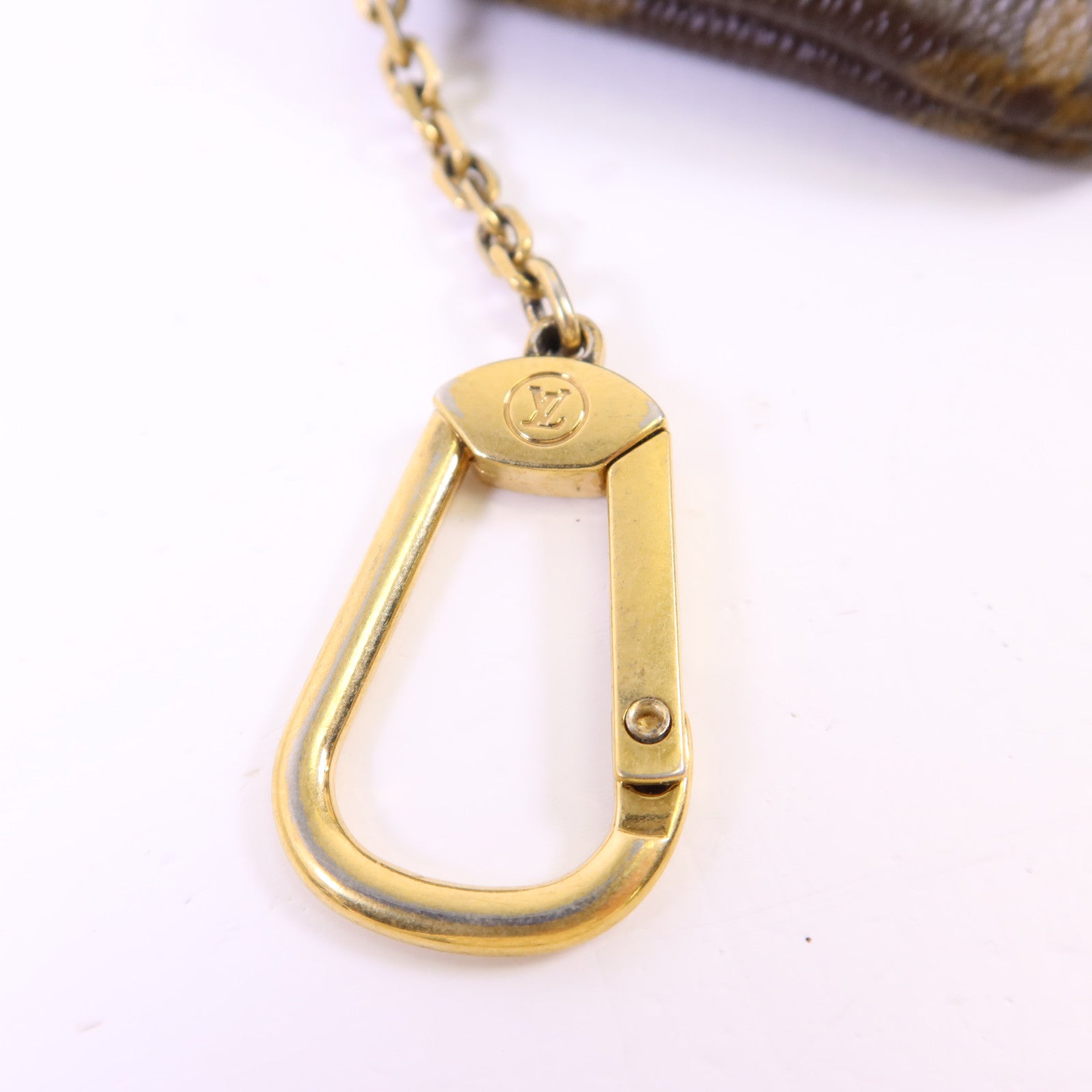 LOUIS VUITTON Monogram Key Pouch金扣鎖匙包
