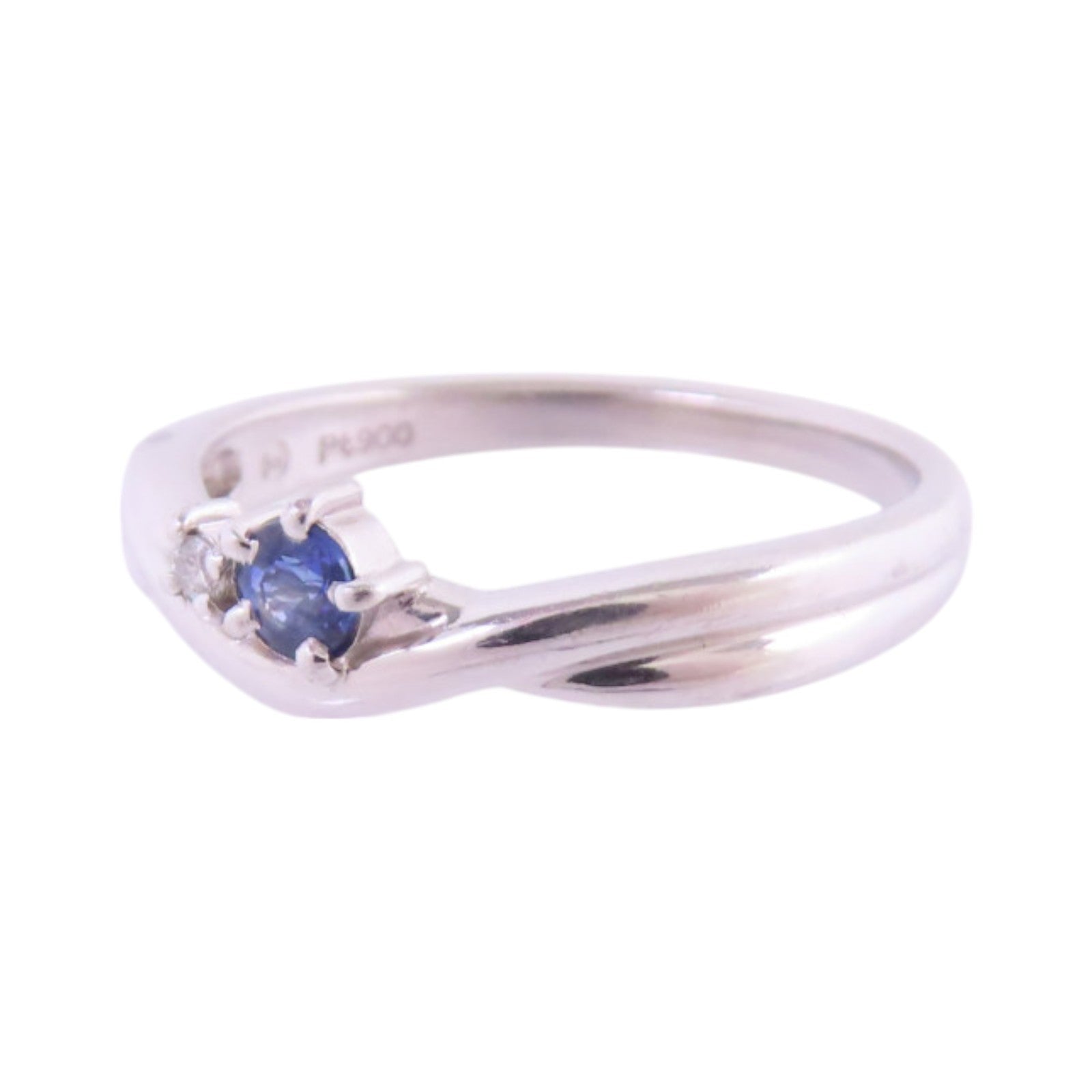 JEWELRY 【激減優惠】PT900鉑金/鑽石Diamond Ring戒指US#5.25