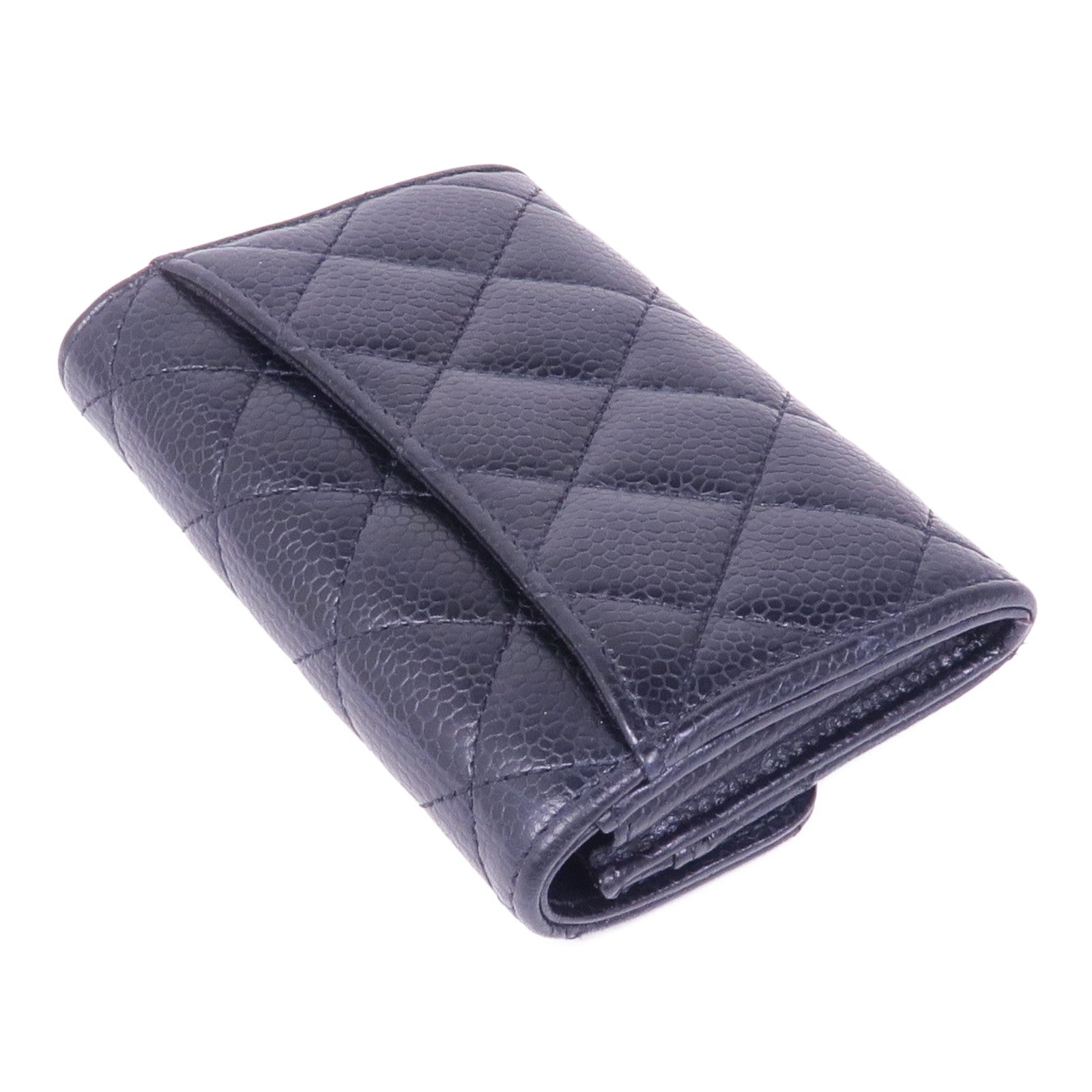 CHANEL 牛皮皮革Card Case金扣卡片套