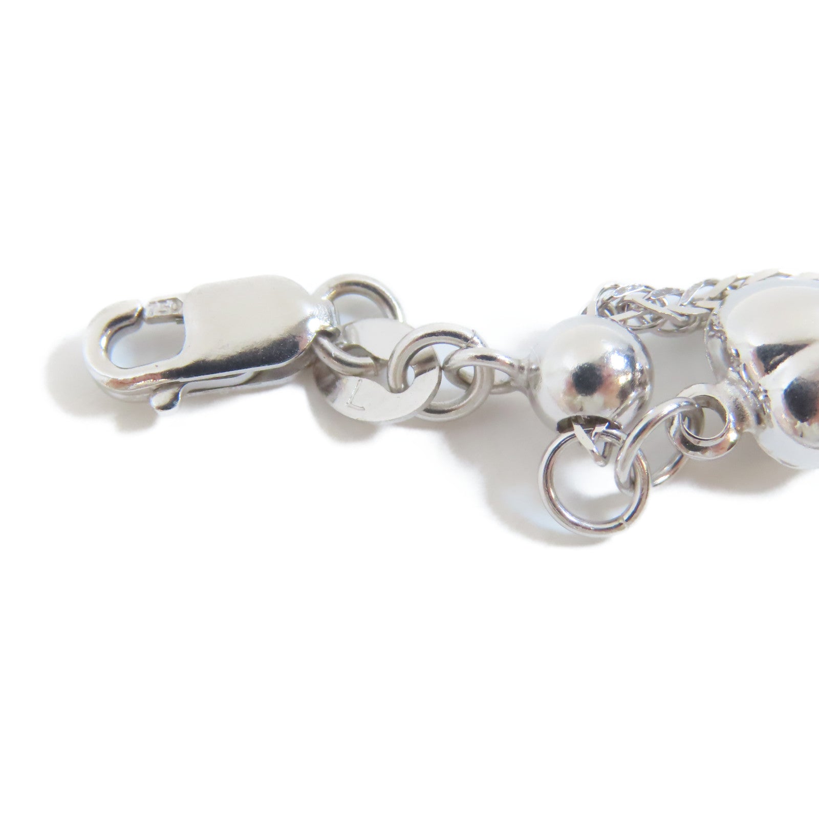 JEWELRY 18K白金Diamond Pendant Necklace1.02ct鑽石吊墜項鍊#44cm