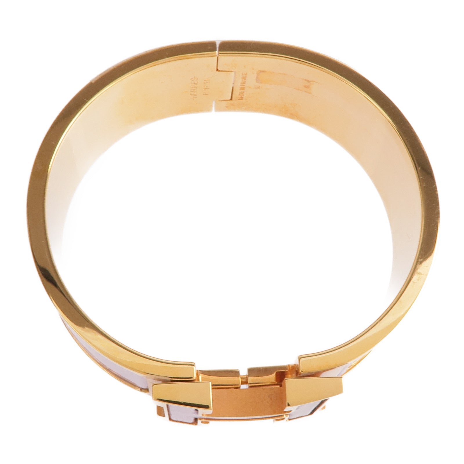 HERMES 金屬/琺瑯Clic-Clac H Bracelet手鐲