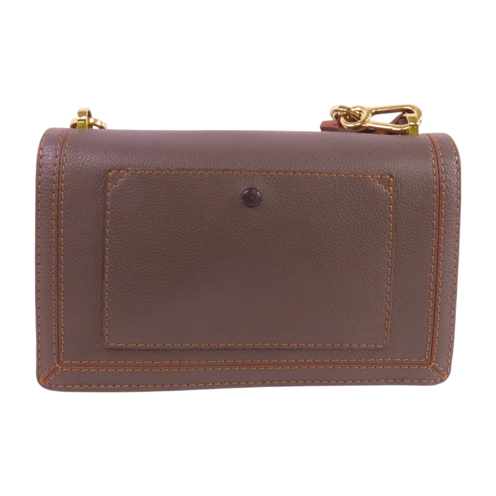 LOEWE 【激減優惠】牛皮皮革Barcelona金扣肩背袋