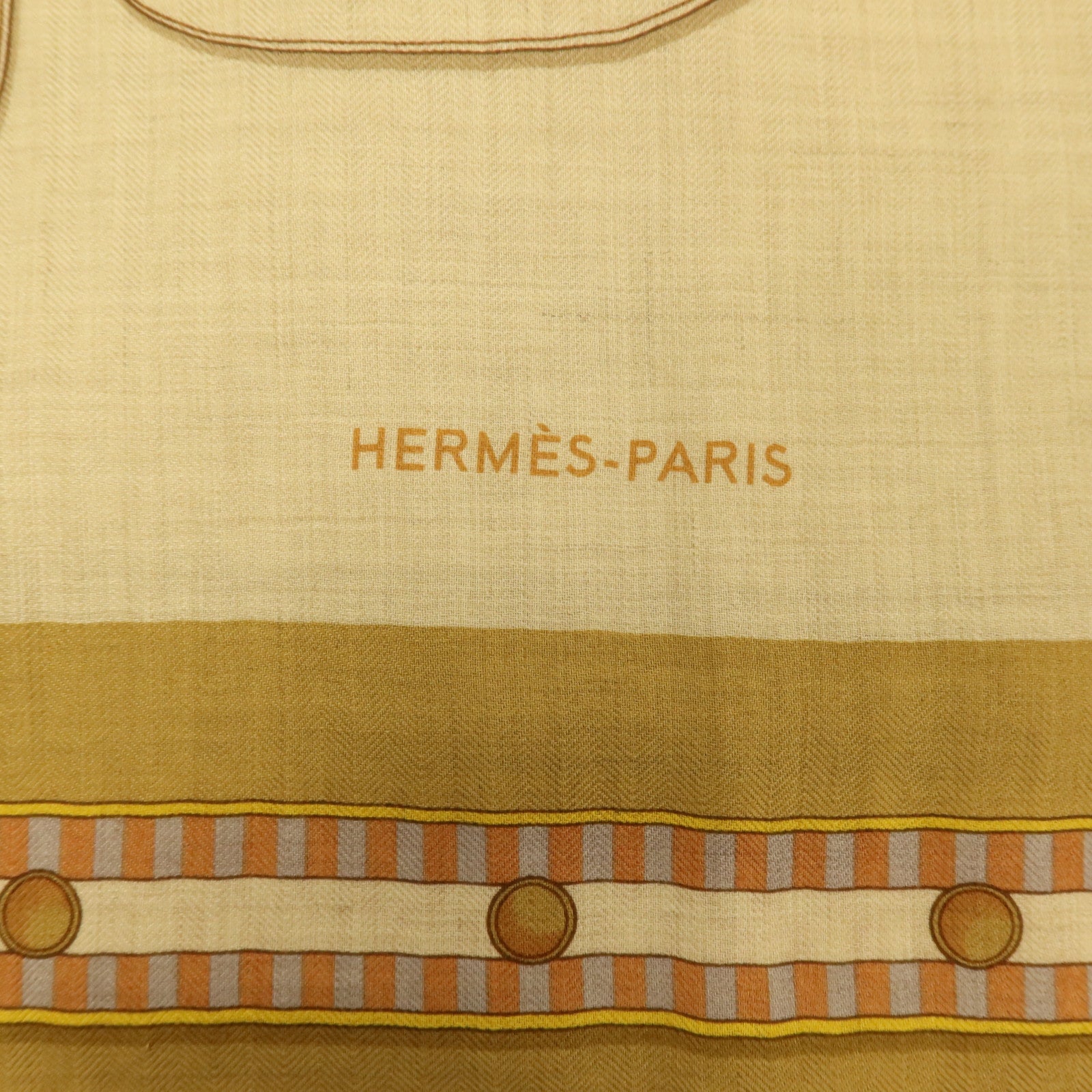 HERMES 羊絨/絲質Scarf 140x140絲巾