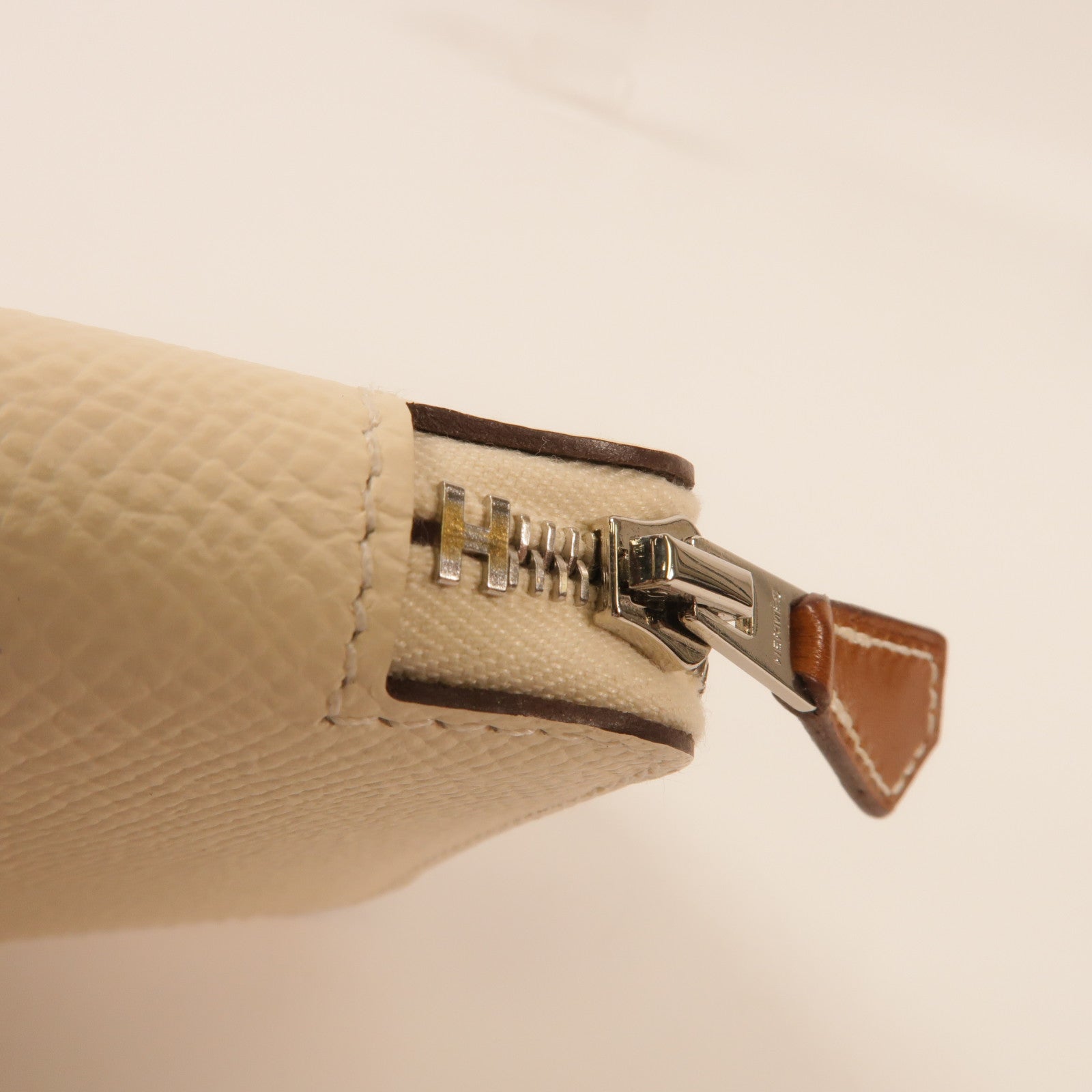 HERMES Epsom皮革Silk In P. Monnaie零錢包Nata