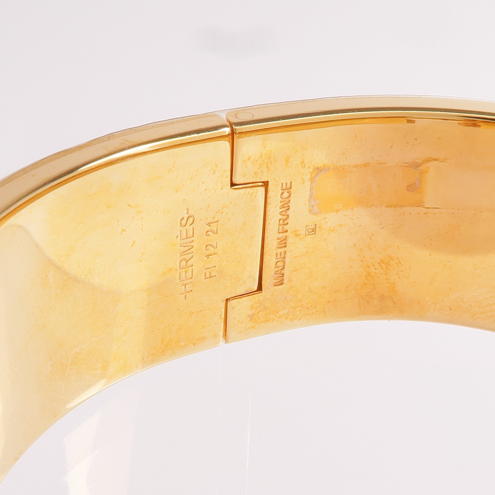 HERMES 金屬/琺瑯Clic-Clac H Bracelet手鐲