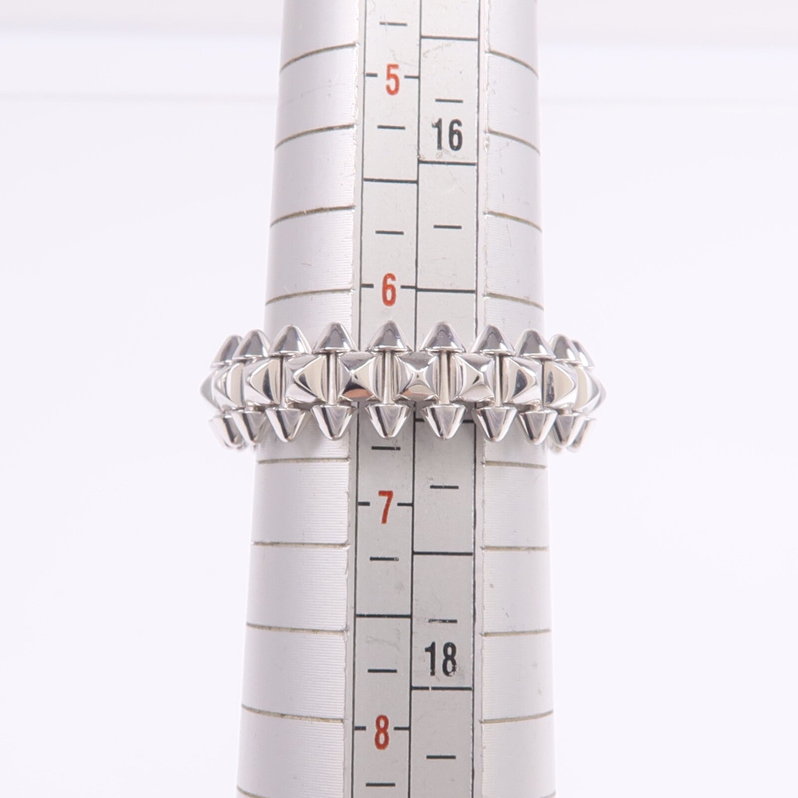 CARTIER 18K白金Clash de Cartier戒指Cartier#53/US#6.5