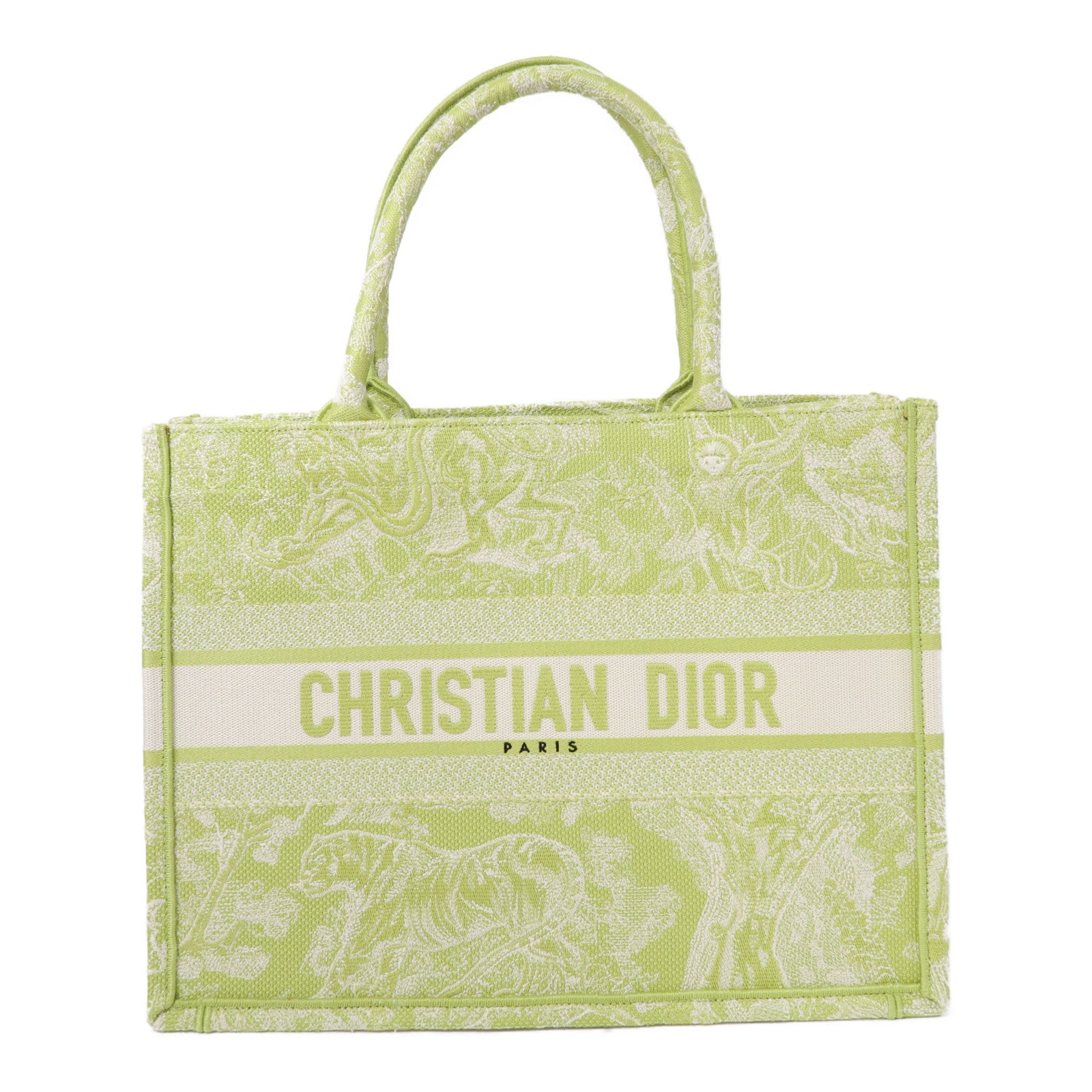 Dior 帆布Medium Book Tote Bag手挽袋綠色