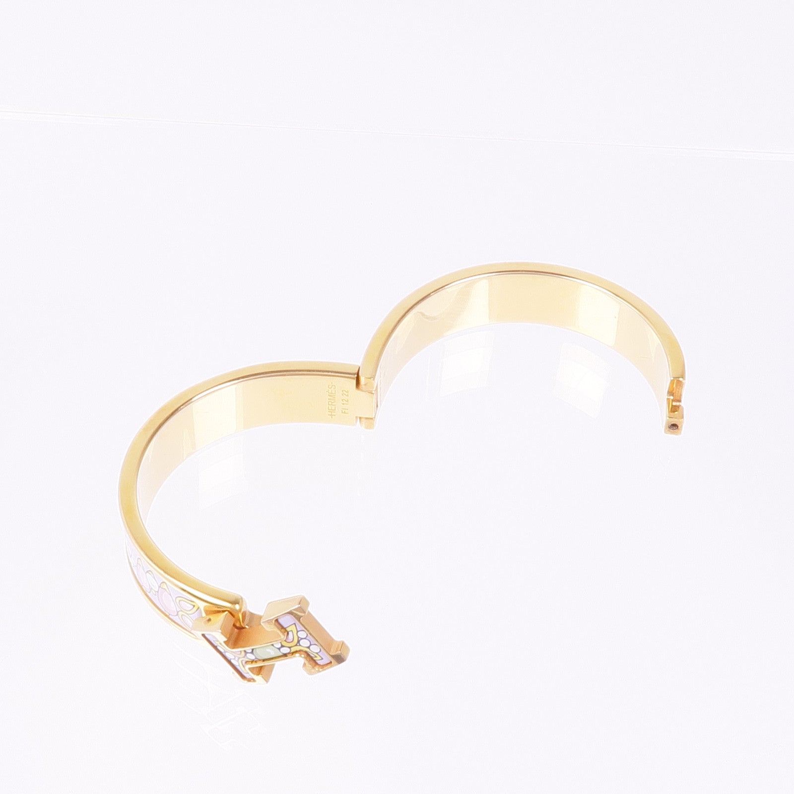 HERMES 琺瑯/金屬Clic H手鐲