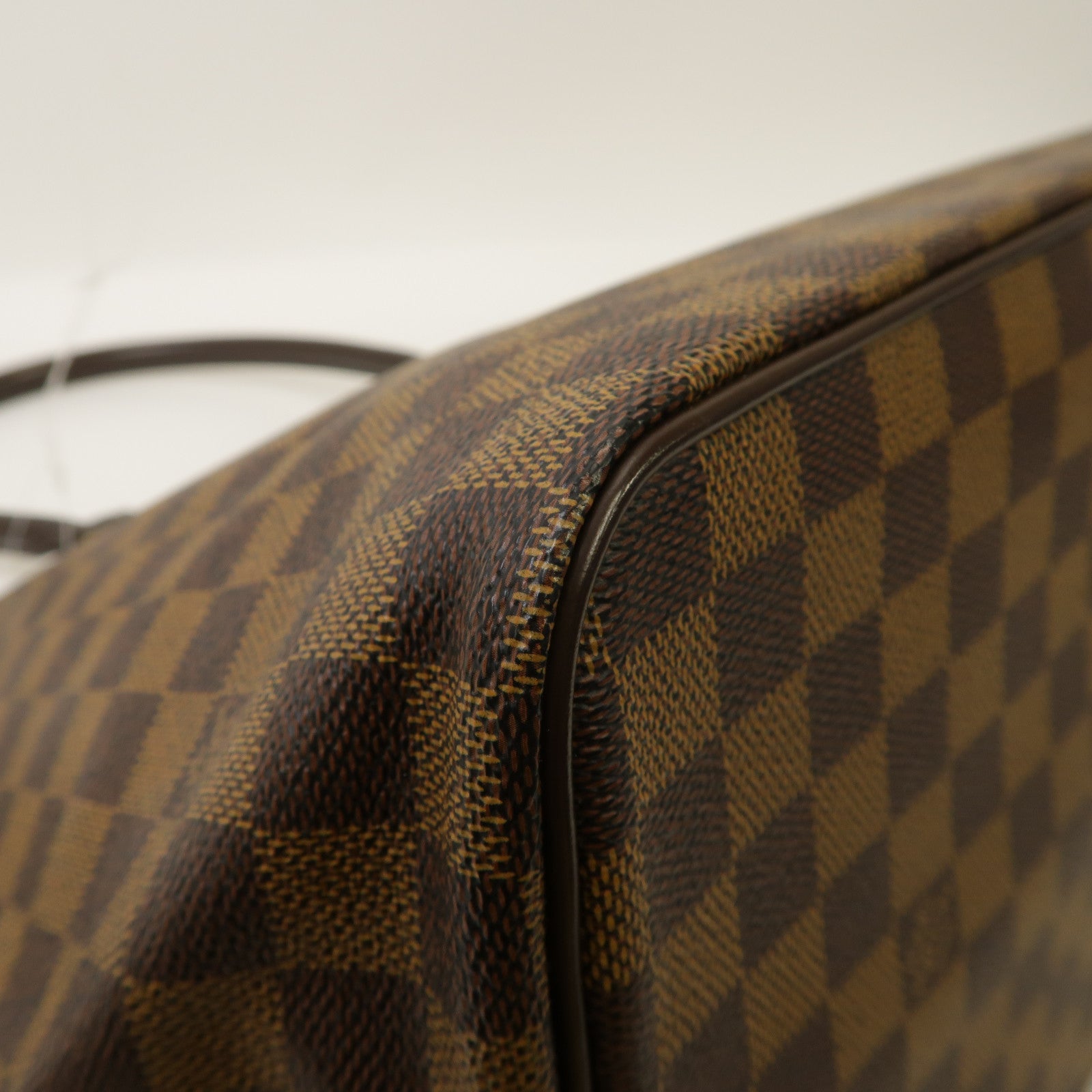 LOUIS VUITTON 【激減優惠】Damier Saleya MM Hand Bag金扣手挽袋啡色
