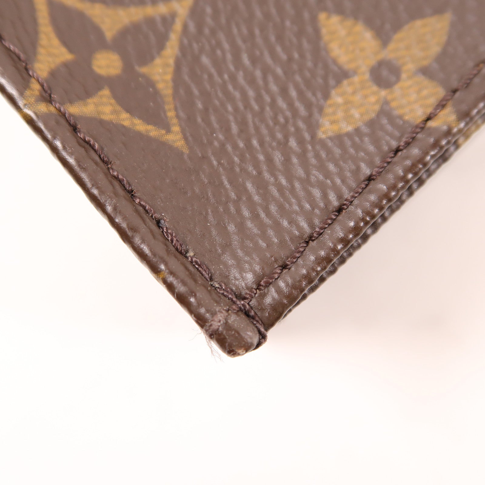 LOUIS VUITTON Monogram Petit Sac Plat金扣手挽肩背兩用袋棕色
